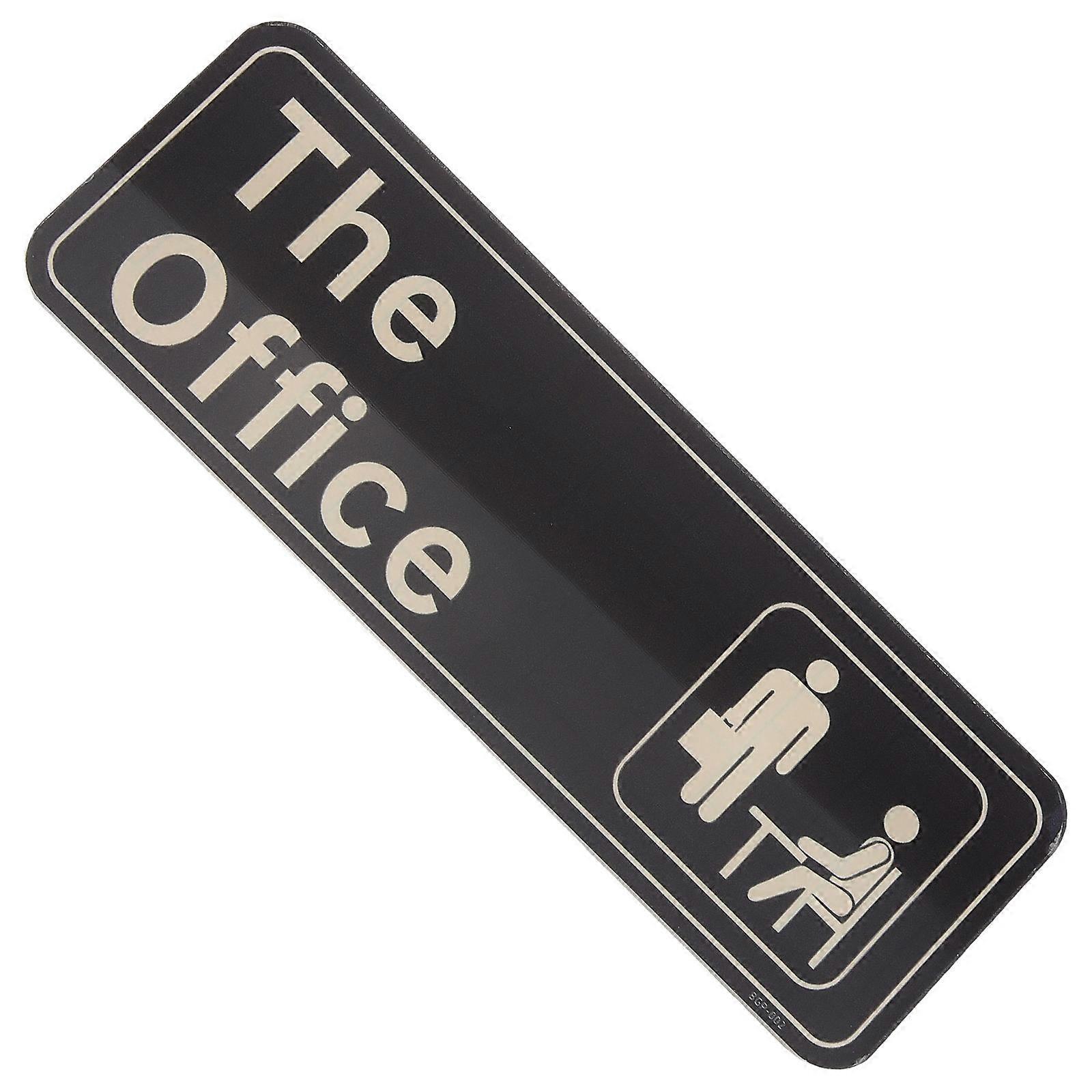 Acrylic Office Sign with Self Adhesive Design for Home or Professional Use – Easy Installation and Stylish Door Decoration