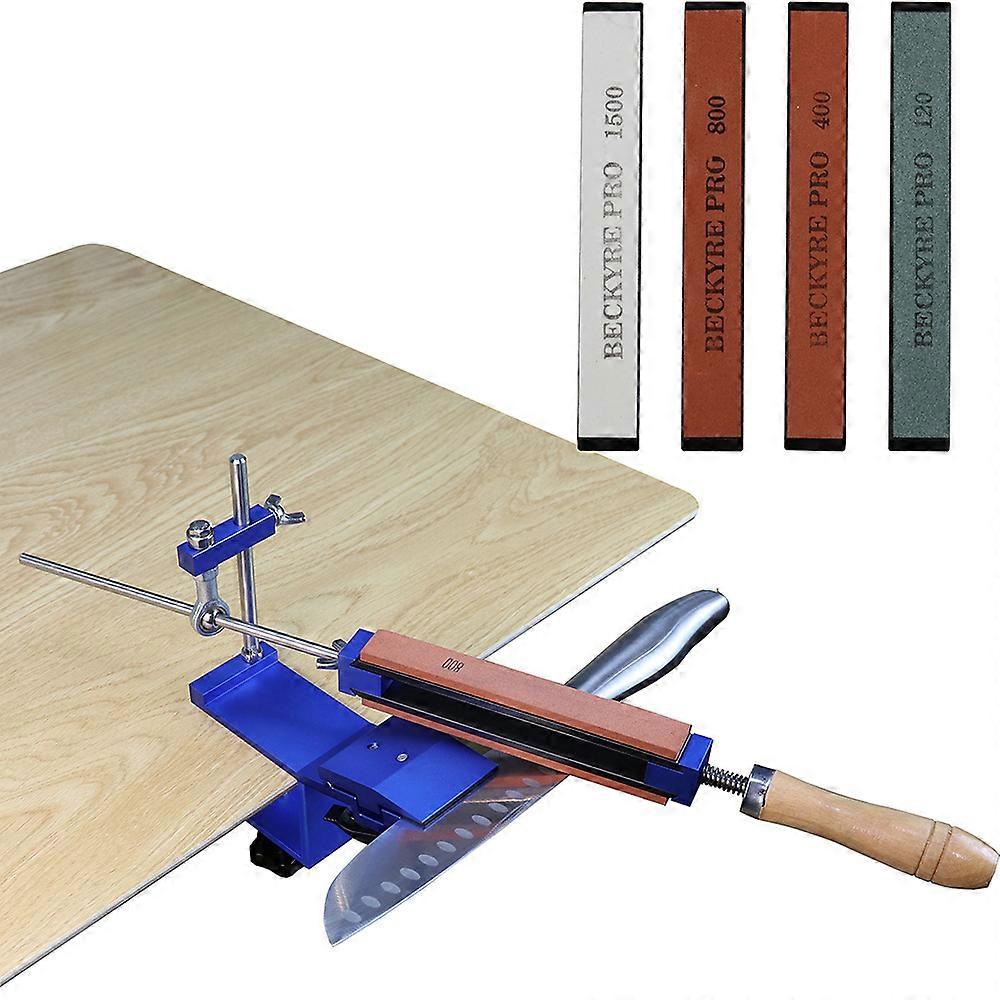 Portable Cutter Sharpener: Professional Metal Kitchen Sharpening System with Fix - angle Whetstone and Grind Tools