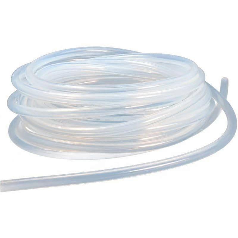 1 Meter Food Grade Transparent Silicone Tube, 8mm Outer Diameter, High Temperature Rubber Hose for Water and Gas Applications