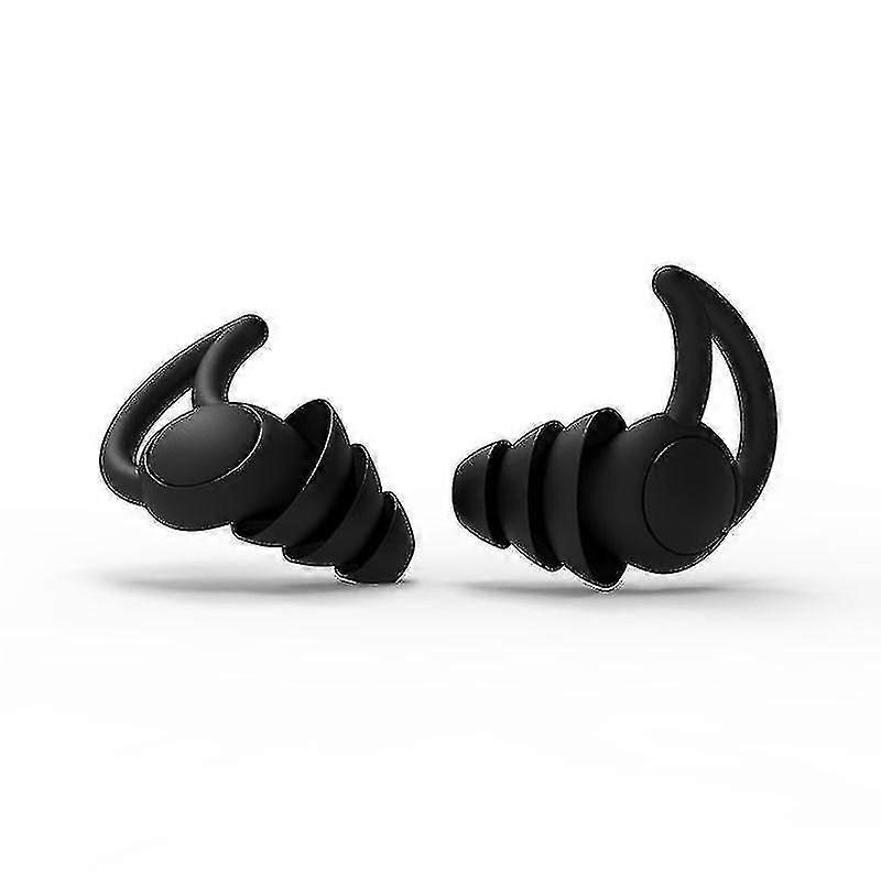 Reusable Silicone Noise Reduction Earplugs Super Soft Sleeping Hearing Protection