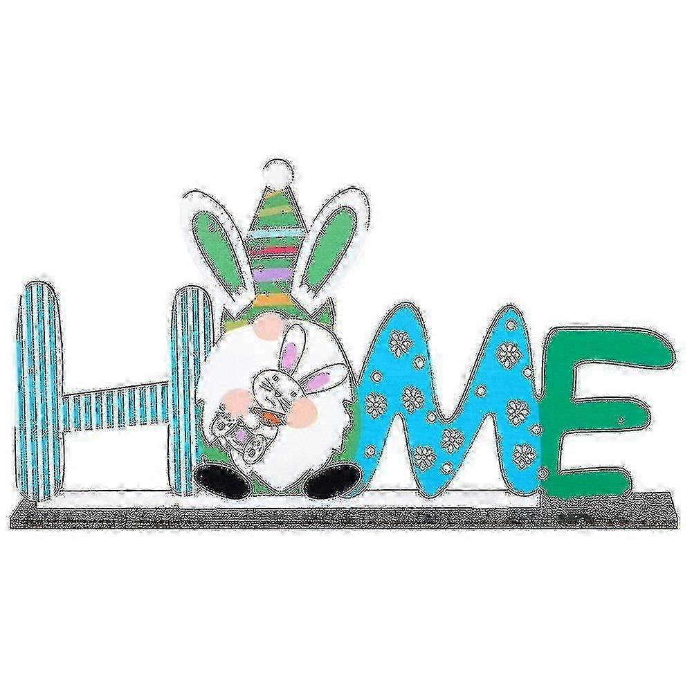 Exquisite Cartoon Easter Decor DIY Craft Desktop Ornaments Bunny Carrot