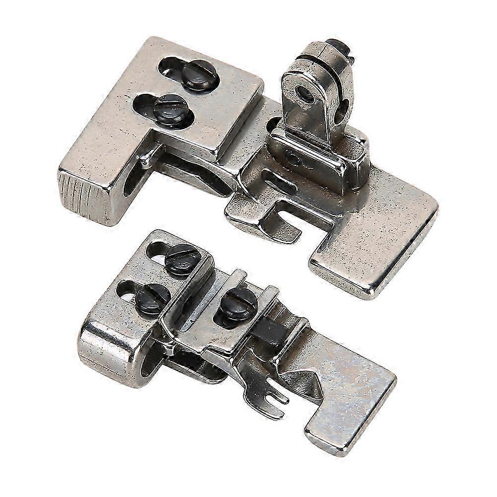 2Pcs Overlock Machine Presser Foot for 4/5 String Pleat Gather Serger Sewing Accessories