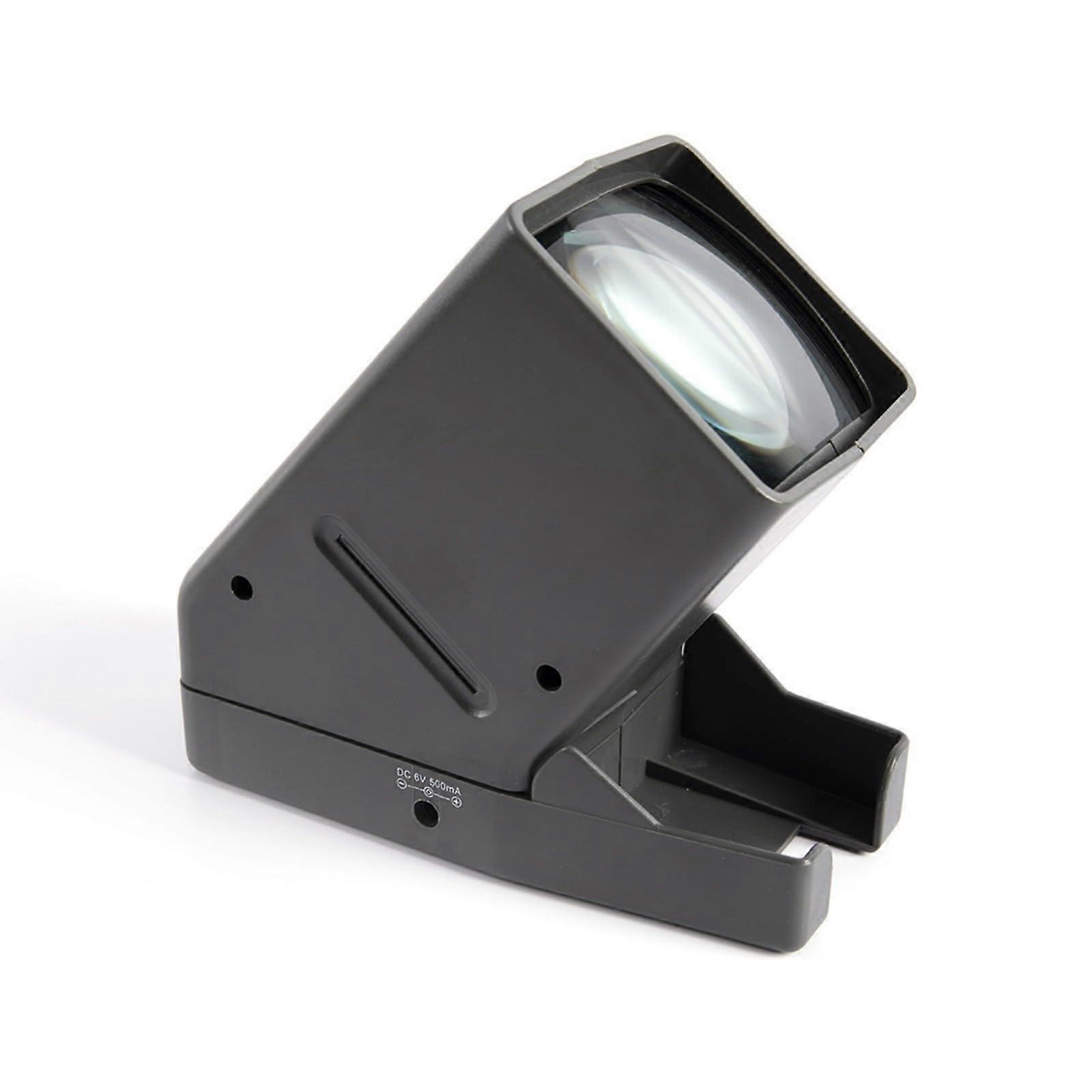 35mm Slide Viewer with 3x Magnification and Desktop LED Illumination for 35mm Slides, Positive Film, and Negatives Ref: 9209