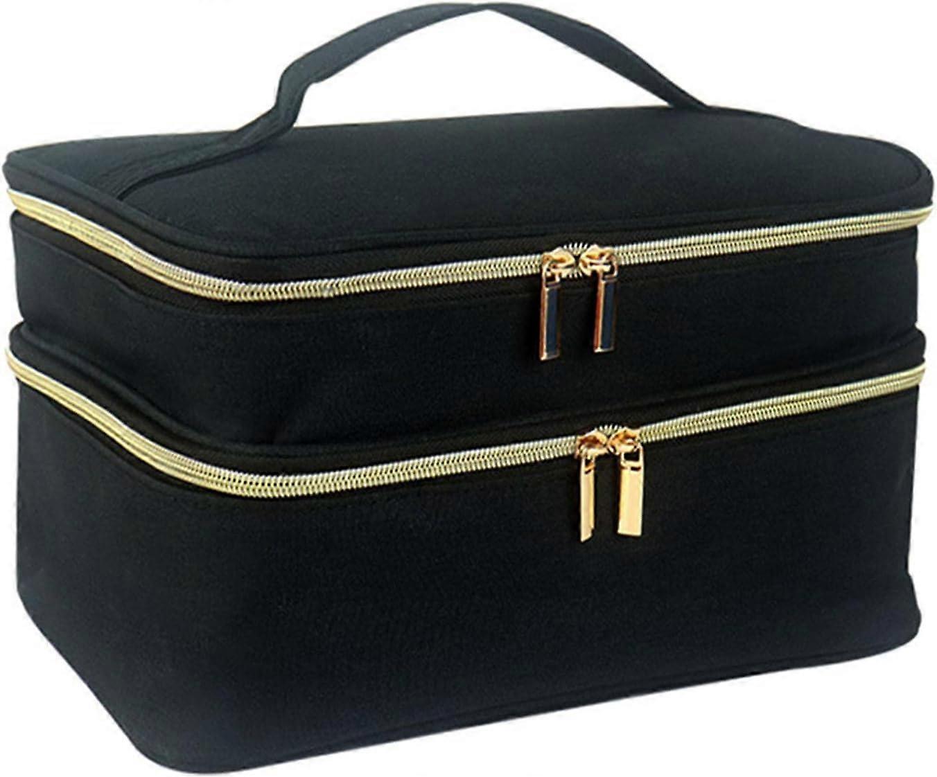 Sewing Accessories Organizer, Double-Layer Storage Bag for Sewing Tools, Large Craft Organizer for Threads, Needles, and Buttons