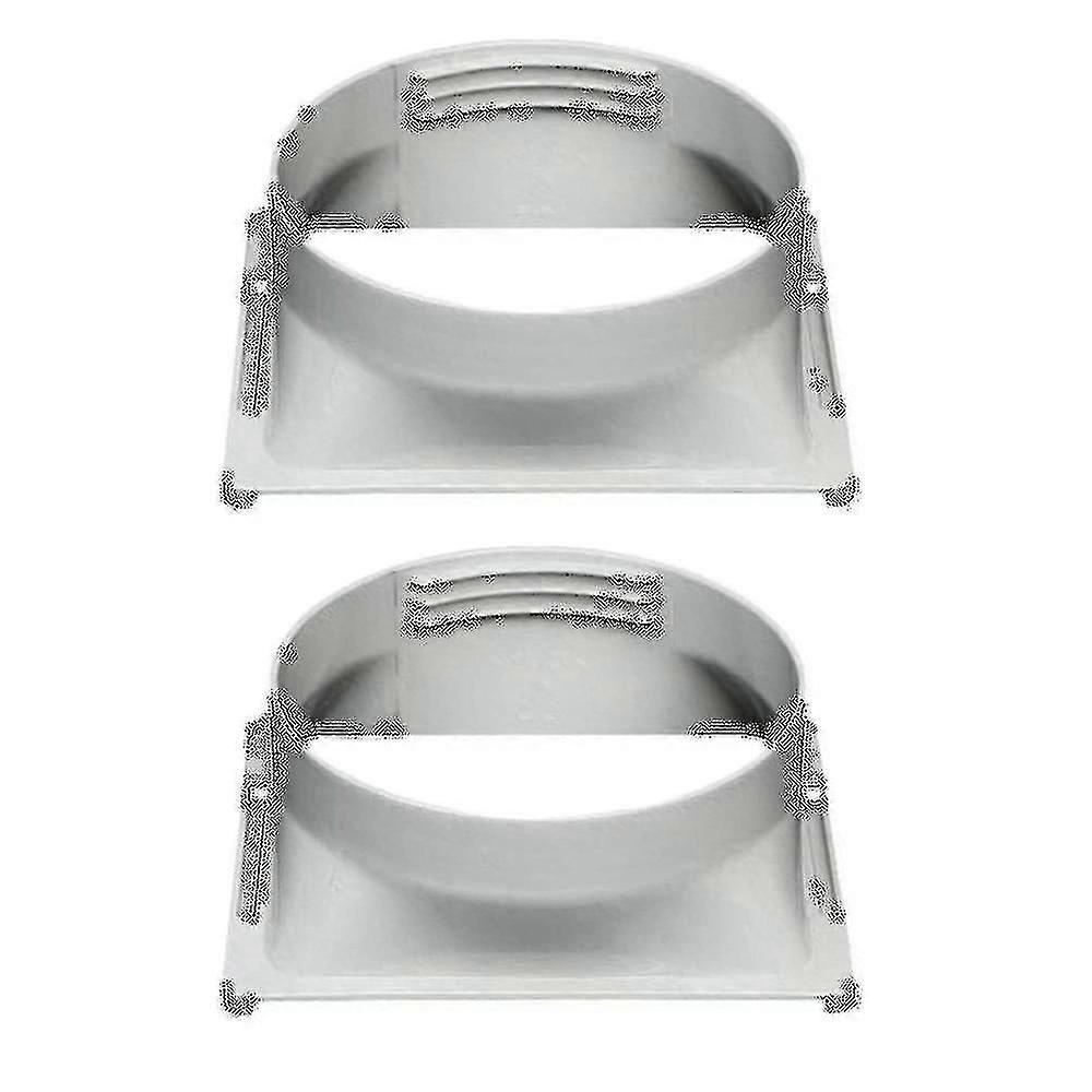 2x Air Conditioner Exhaust Hose Interface, Portable Home Mobile Air Conditioner Body Fitting Connec