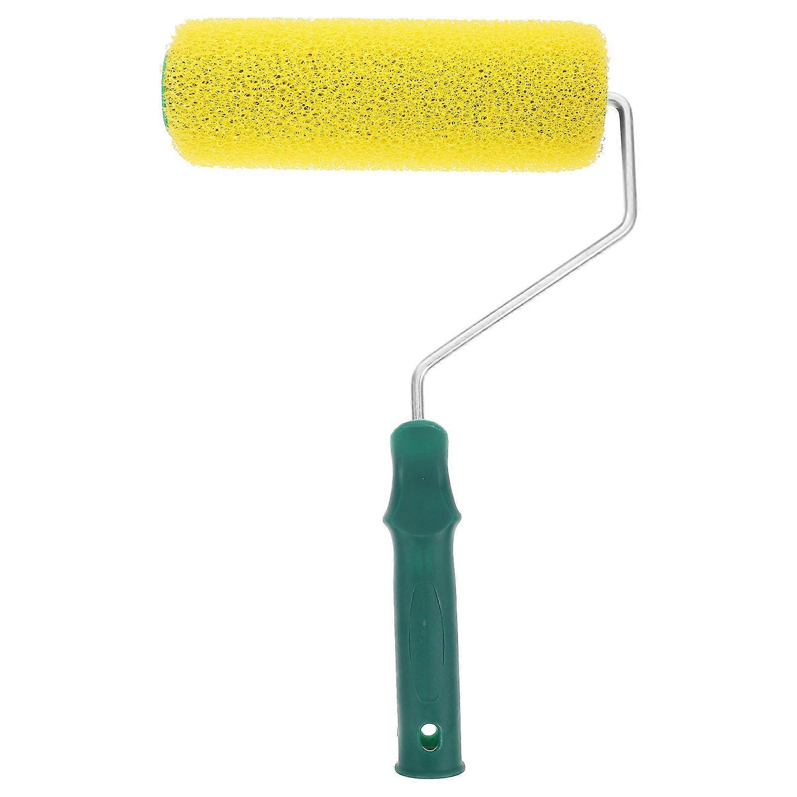 Ceiling Texture Roller Yellow Painting Roller For Interior Design And Exterior Projects 1Pcs