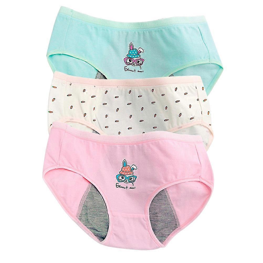 Protective Briefs Period Underpants Daily Use Cotton Xl 3Pcs