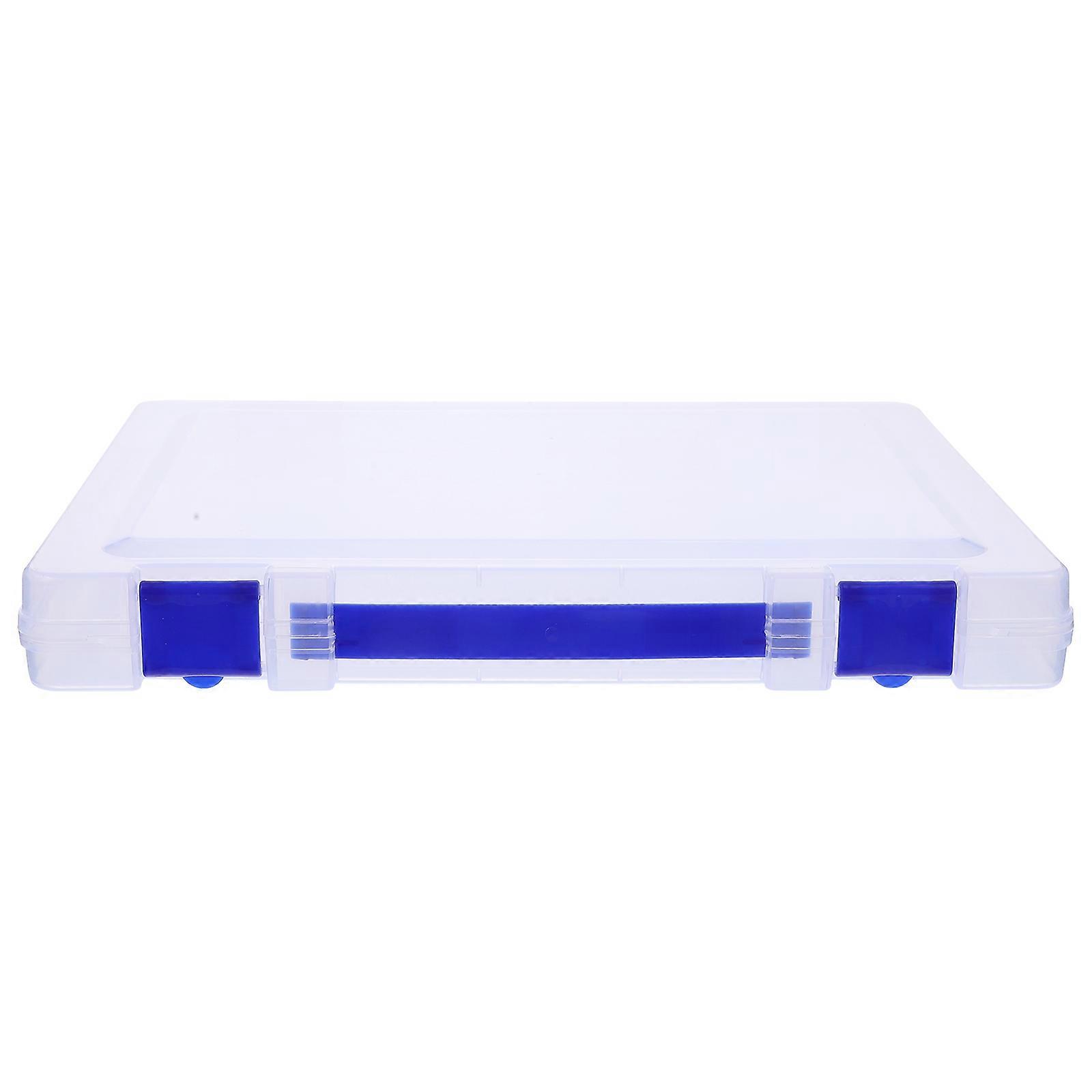 School Supply Desk Organizer File Box Document Storage Rectangular Office Work 1Pcs