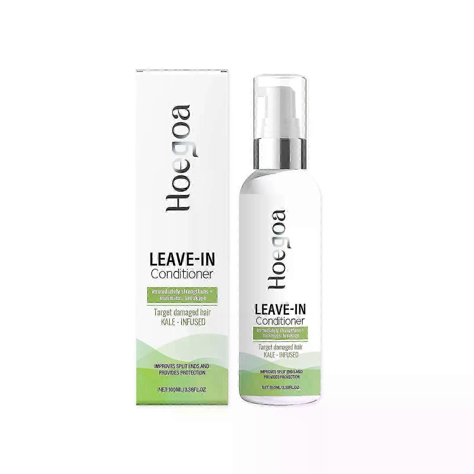 L’après-shampooing sans rinçage à l’extrait de chou frisé et à l’huile de noix de coco nourrit en profondeur les cheveux et le cuir chevelu, améliore les cheveux secs et prévient les pointes fourchues