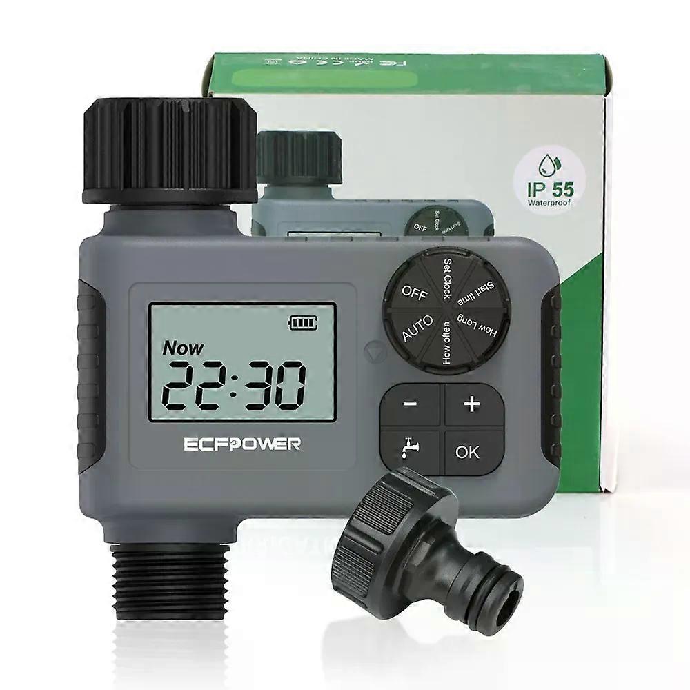 N183 Automatic Garden Water Timer Customizable Watering Schedule Rain Delay Child Lock IP55 Waterproof Lawn Irrigation System