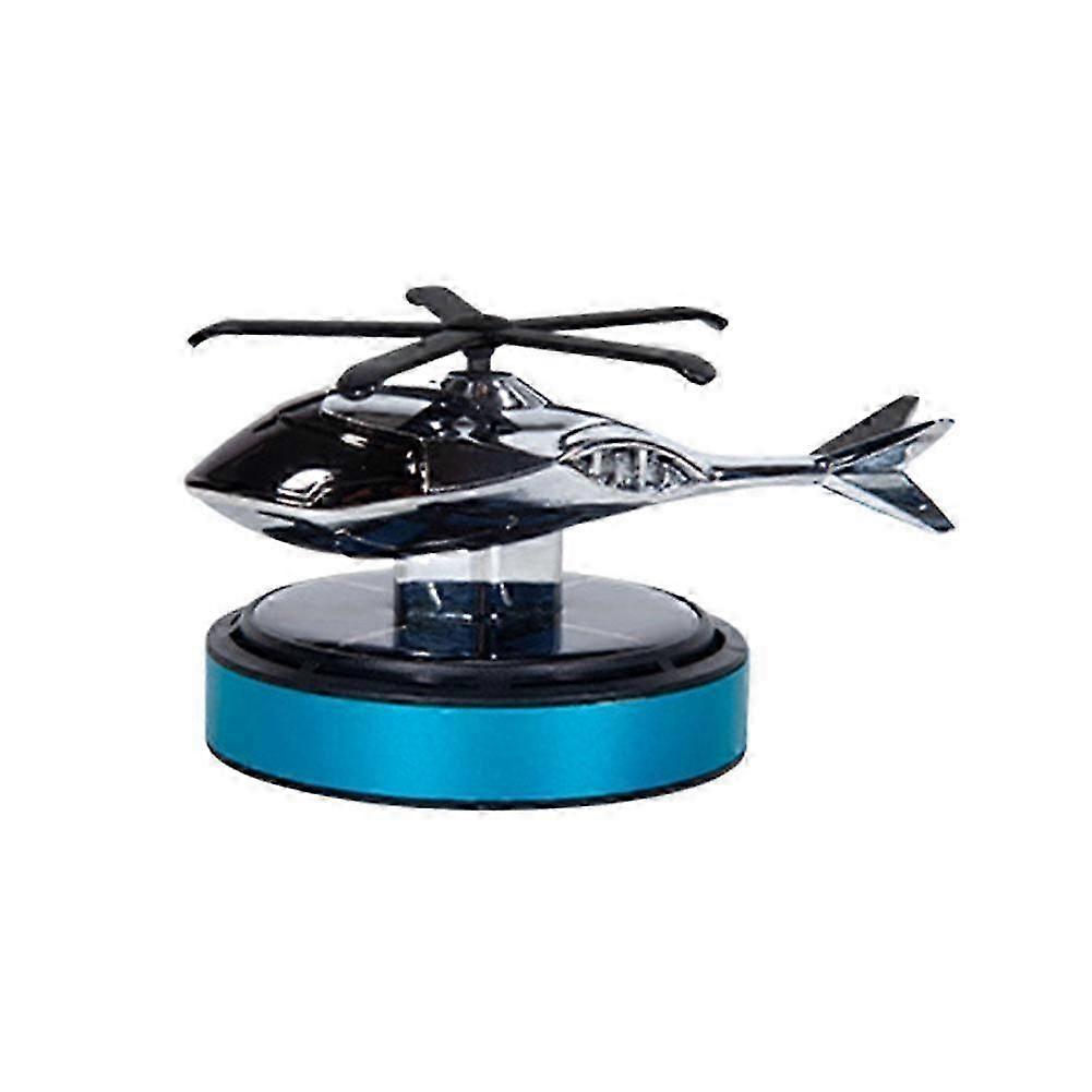Solar Car Air Freshener Diffuser Helicopter Aromatherapy Rotating Perfume