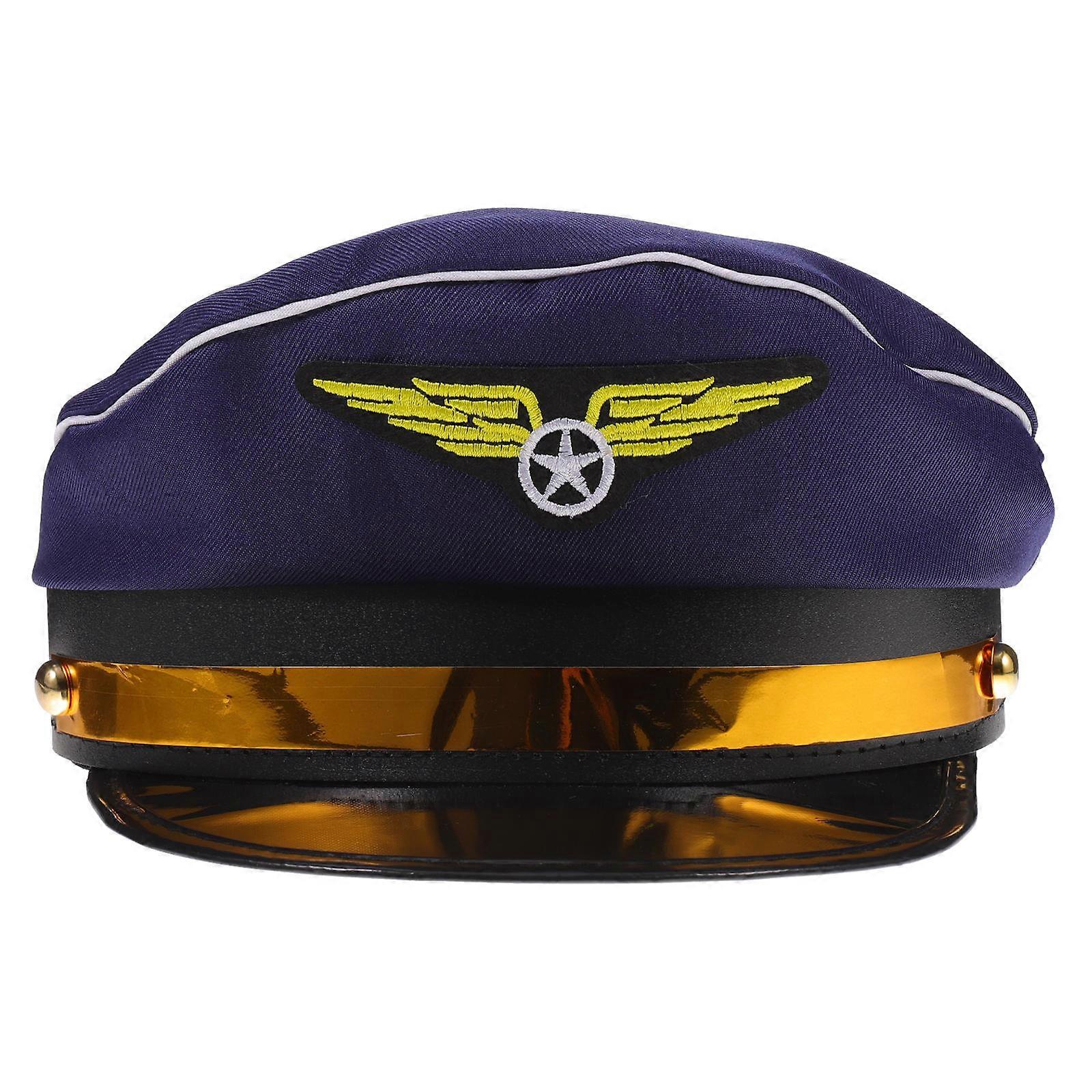 Flight Attendant Cosplay Hat – Lightweight Stewardess Costume Accessory for Costume Parties, Stage Performances, and Themed Events