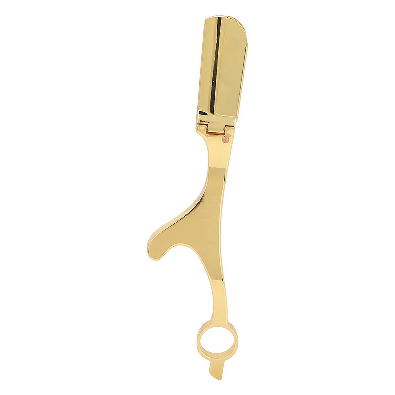 Hair Styling Thinning Alloy Old Fashioned Manual Cutting Texturizing Razor Without Blades for Men