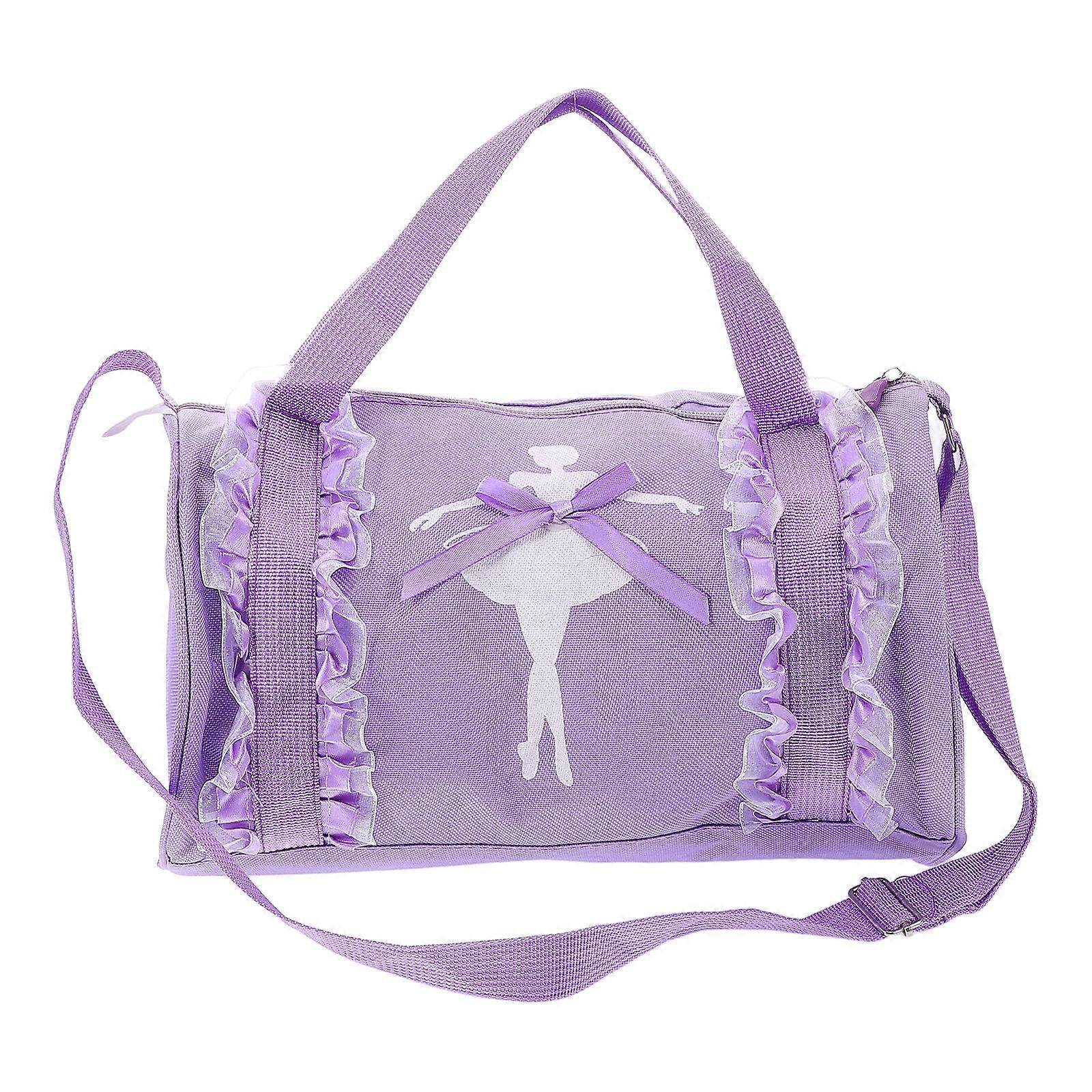 Lightweight Ballet Dance Bag with Lace Design for Storing Shoes and Dancewear – Portable Handbag for Gymnastics and Dance Accessories