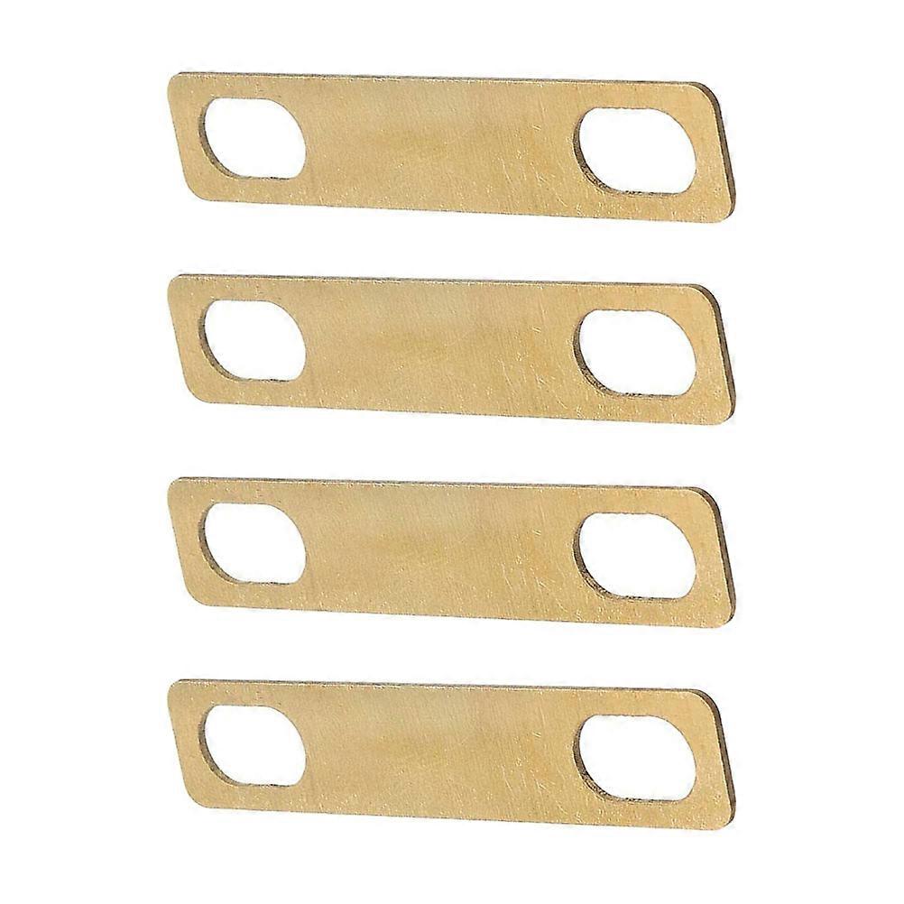 Brass Guitar Neck Shims Durable Joint Plates for Bass Instruments to Enhance Sound Quality