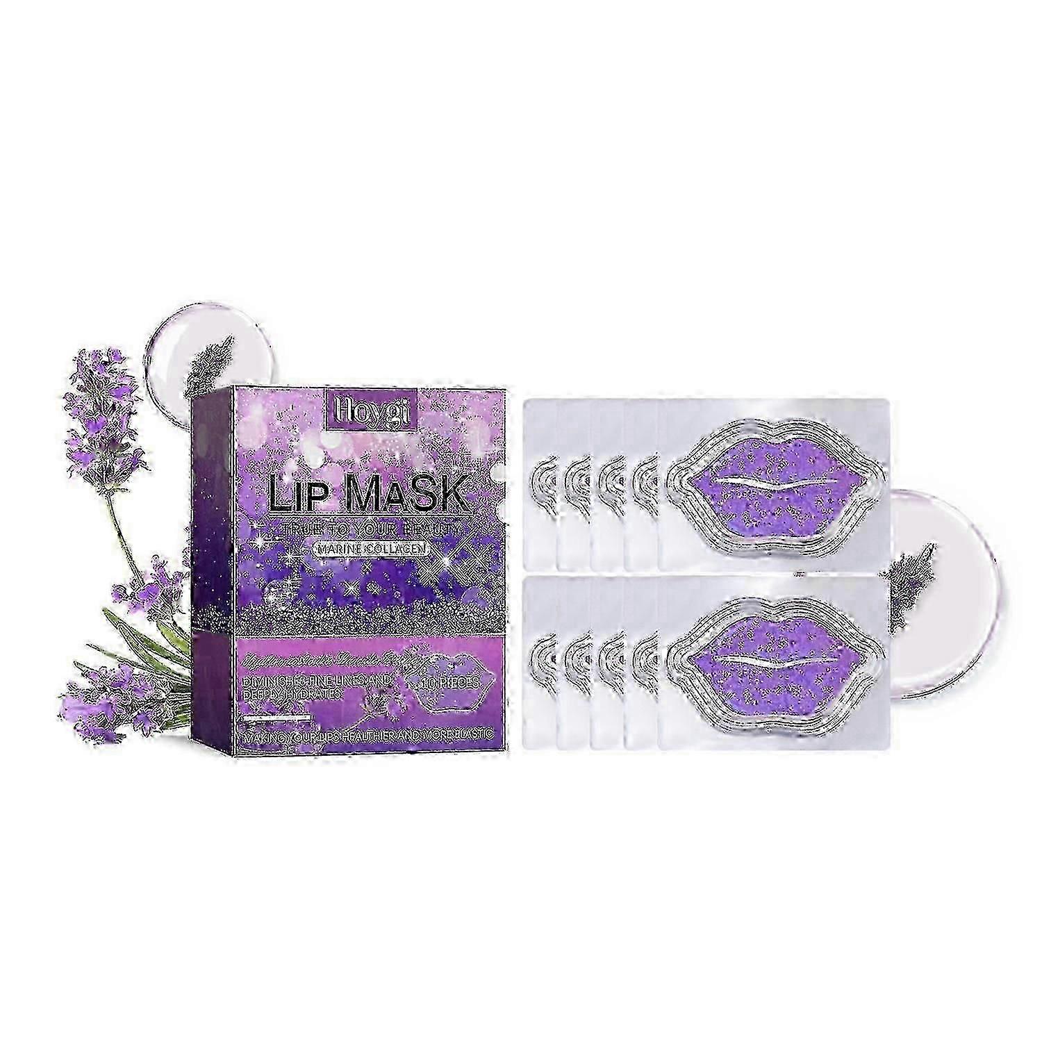 Hoygi Marine Collagen Lip Mask, Fade Lip Lines Peeling Prevent Weather-Shack Its Moisturizing Smooth