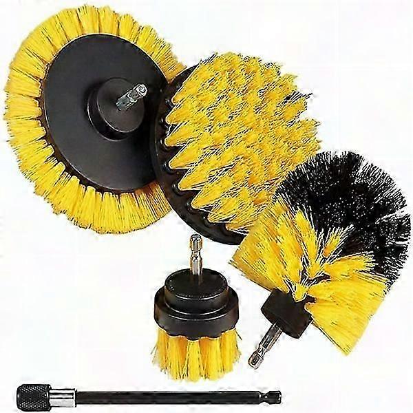 Skrubbebørster for boremaskin 5-delt sett