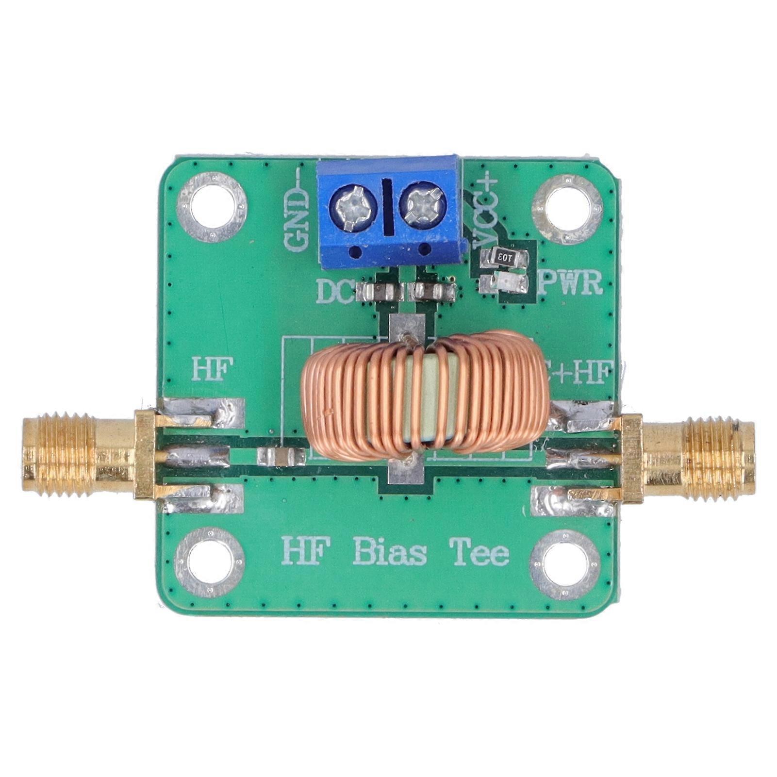 DC Bias Tee Module RF Microwave Block Signal Electronic Component 0.2‑180MHz 30V