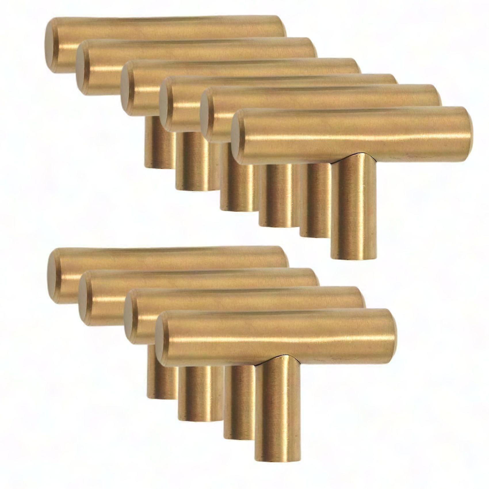 10 Pack Cabinet Knobs 50mm Single Hole Drawer Pulls