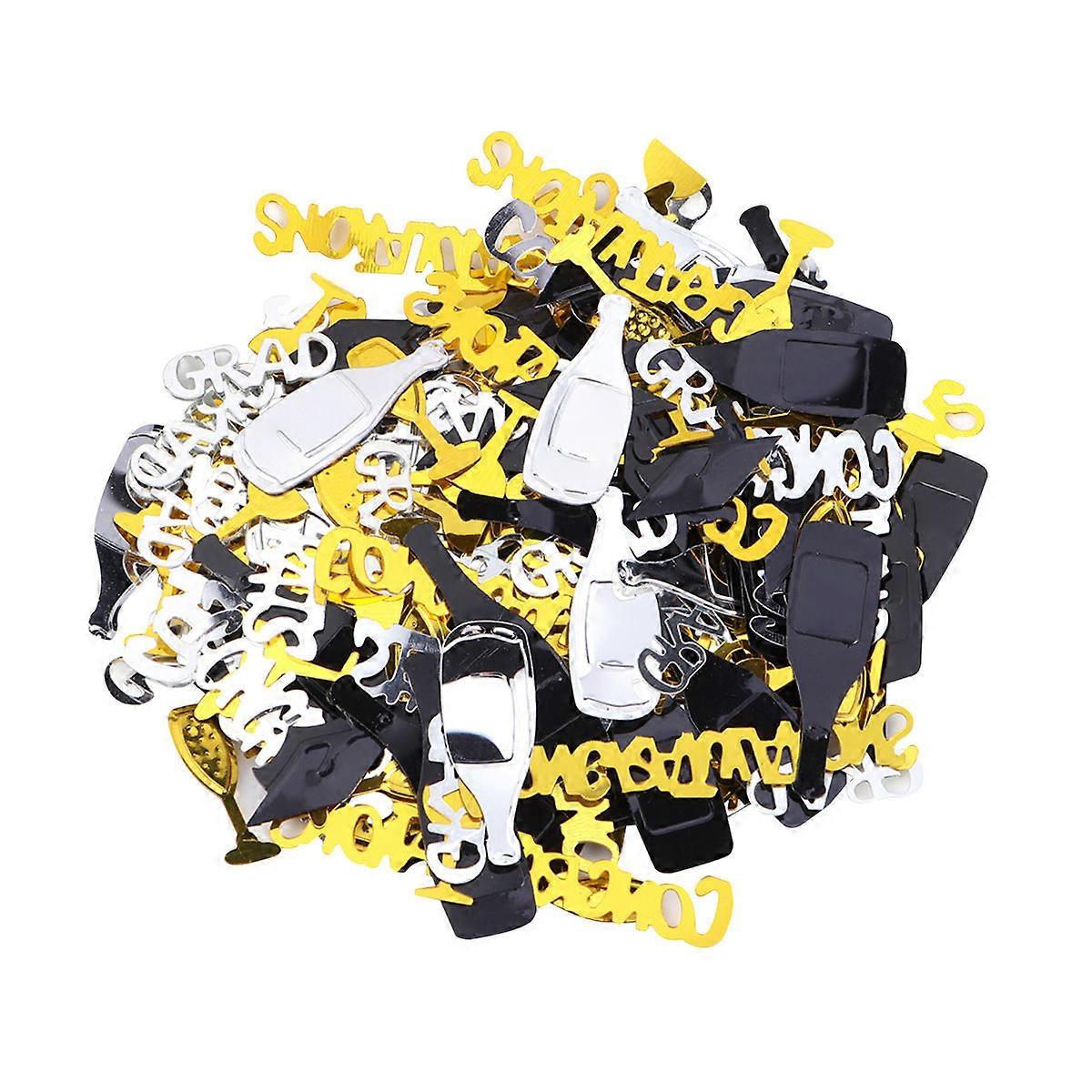 Assorted Color Plastic Confetti for Decoration Create Fun Party Atmosphere 45G 3 Packs
