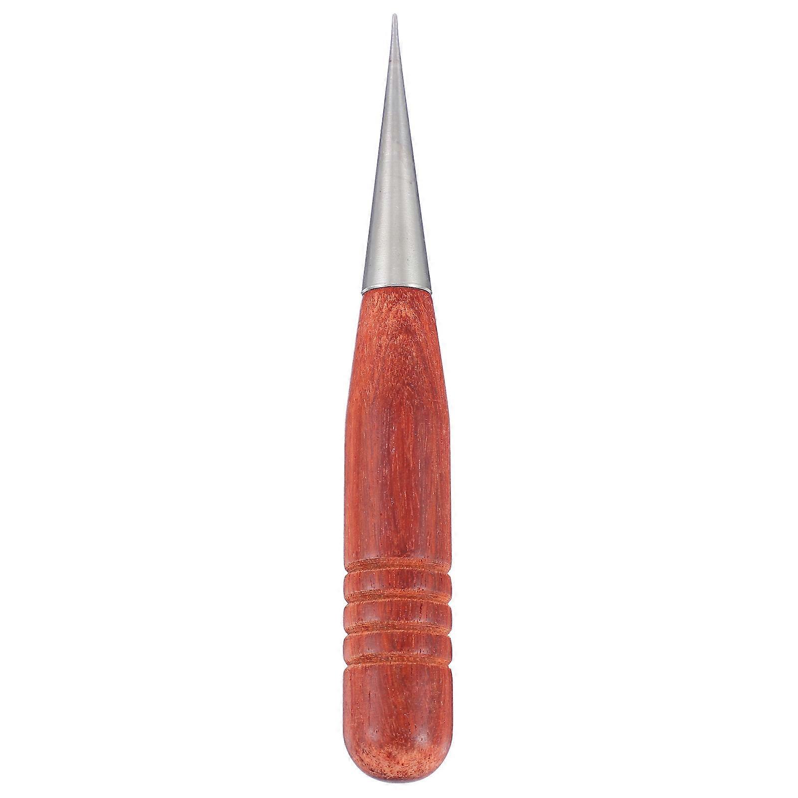 Latte Art Pen with Stainless Steel and Wood Handle for Home Use Red Color 7 5 Inch