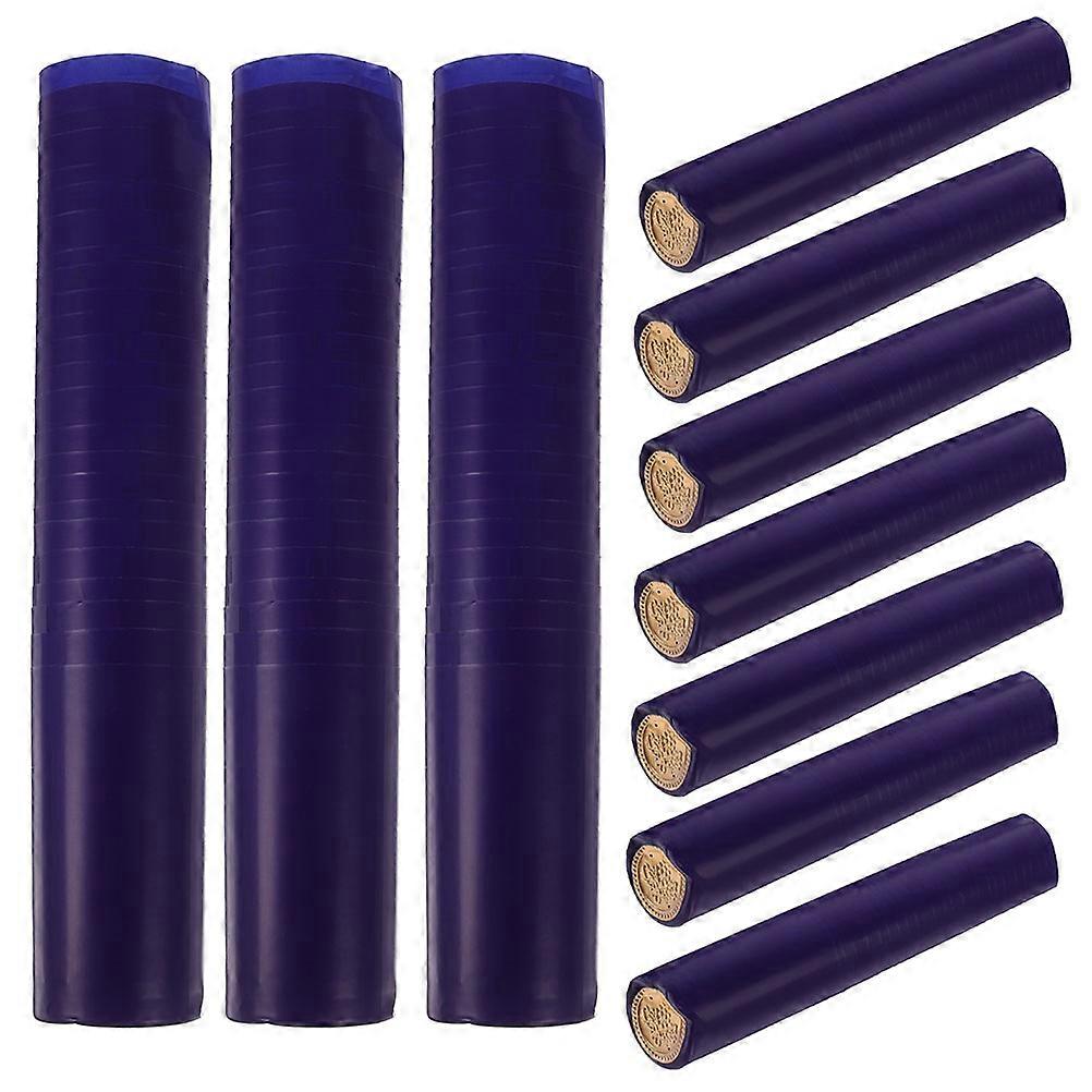 50pcs Heat Shrinkable Caps for Wrapping Use PVC Purple Classic Look Sealer