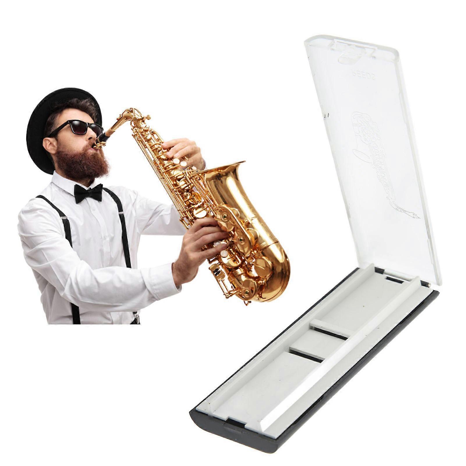 Portable ABS Saxophone Reed Case Lightweight Protective Box