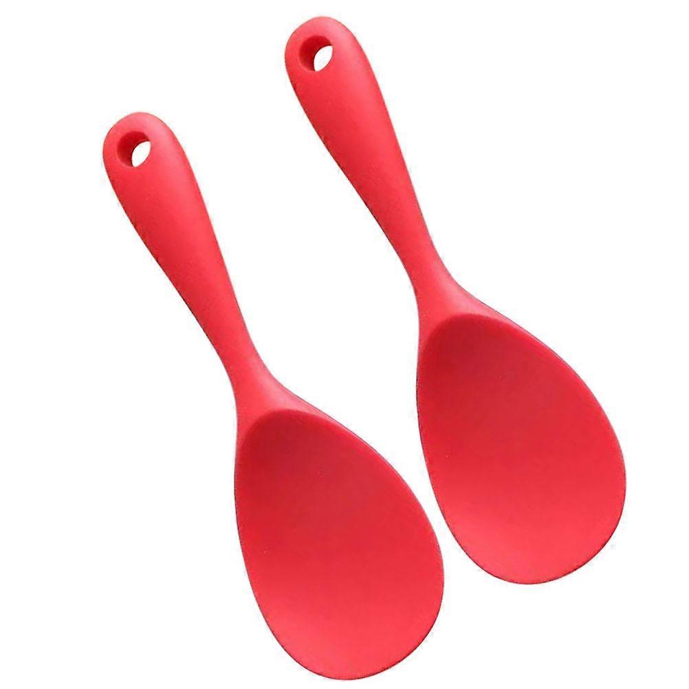 Non Stick Rice Serving Spoon Reusable Kitchen Tool for Rice 2Pcs