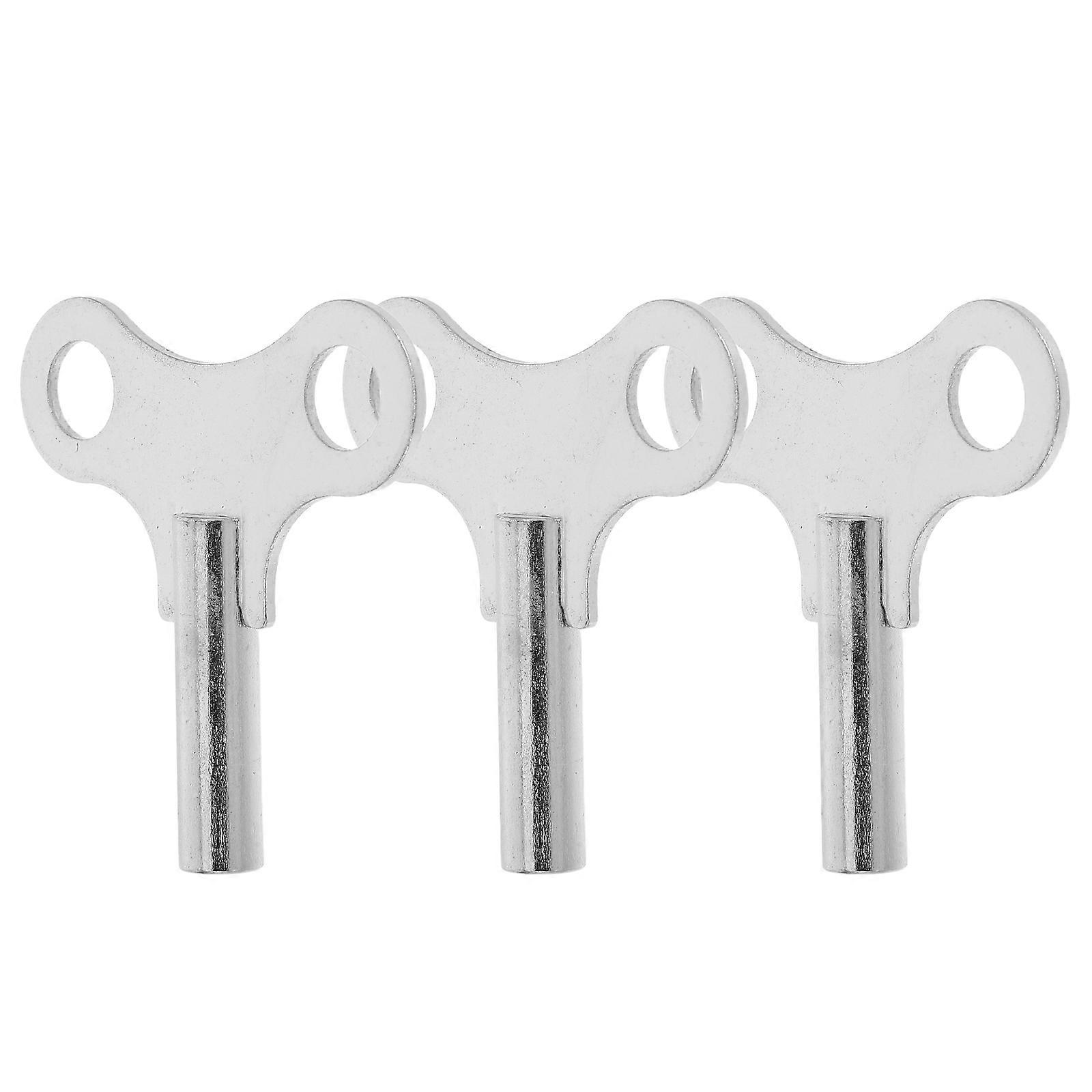 Professional Clock Winding Keys Made of Steel for Clock 3Pcs Set