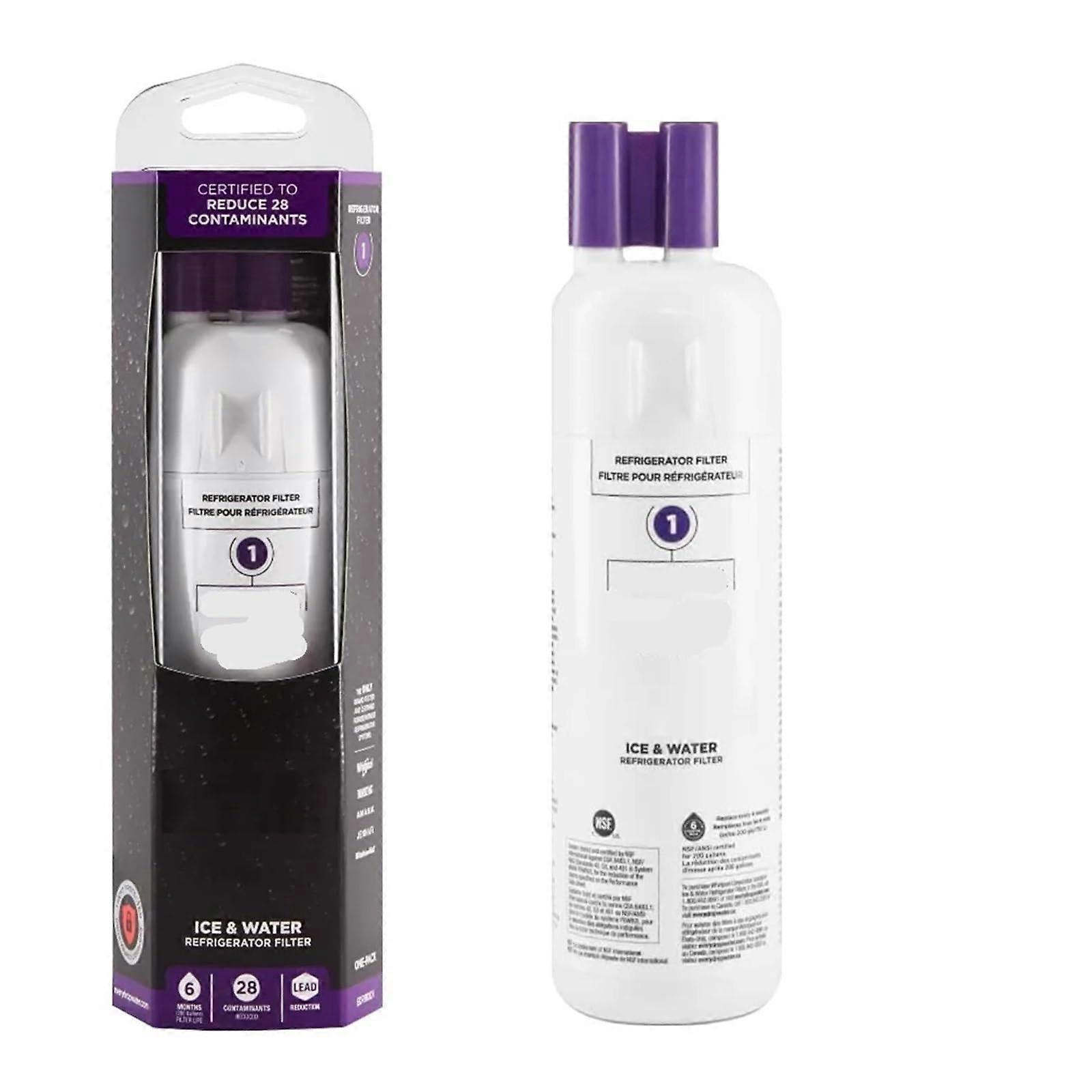 Refrigerator Water Filter Compatible With Whirlpool EDR1RXD1 W10295370A 9081 Drop-In Filter P8RFWB2L P4RFWB 1 Pack