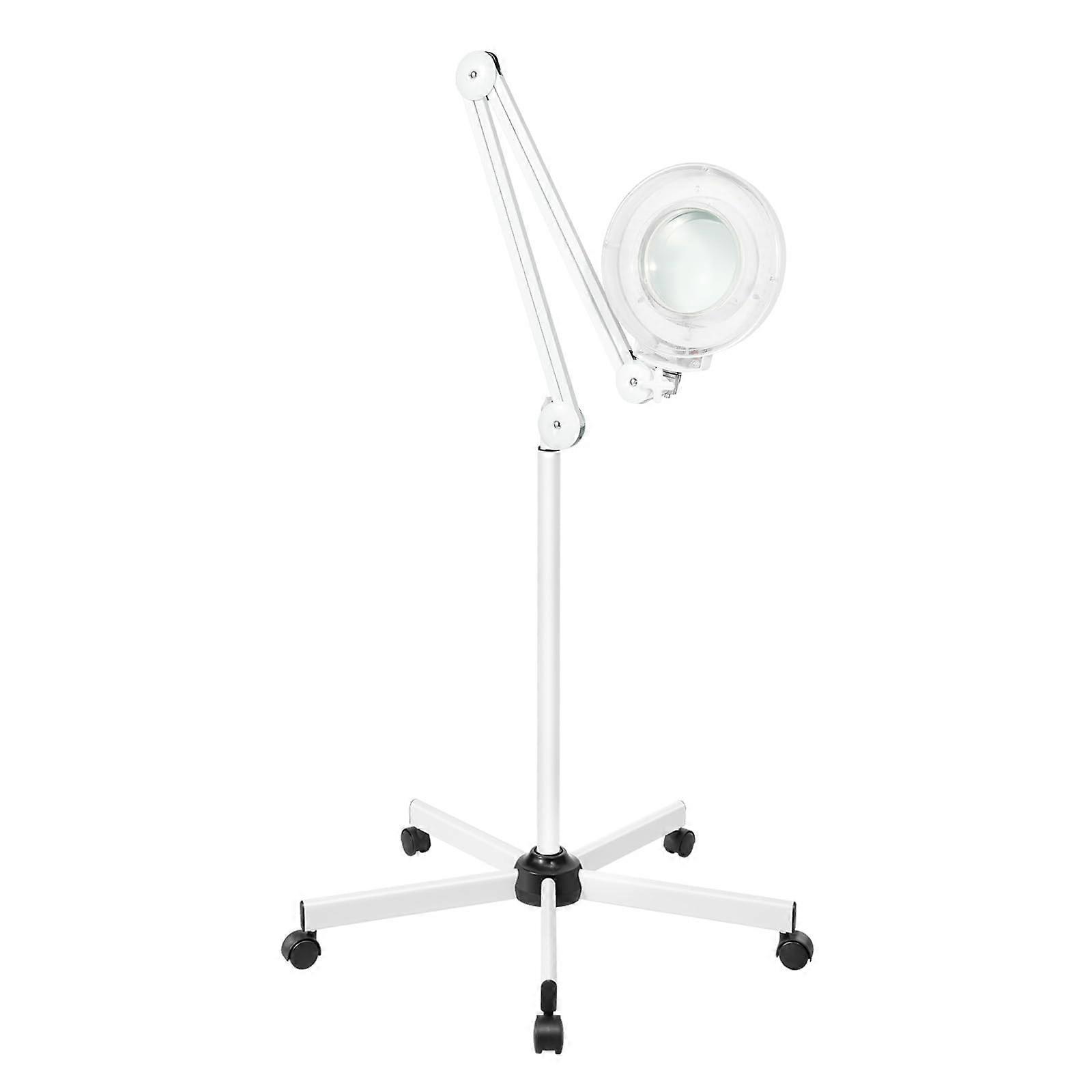 LED Magnifying Lamp with FiveLeg Base and Dust Cover for Beauty Salons