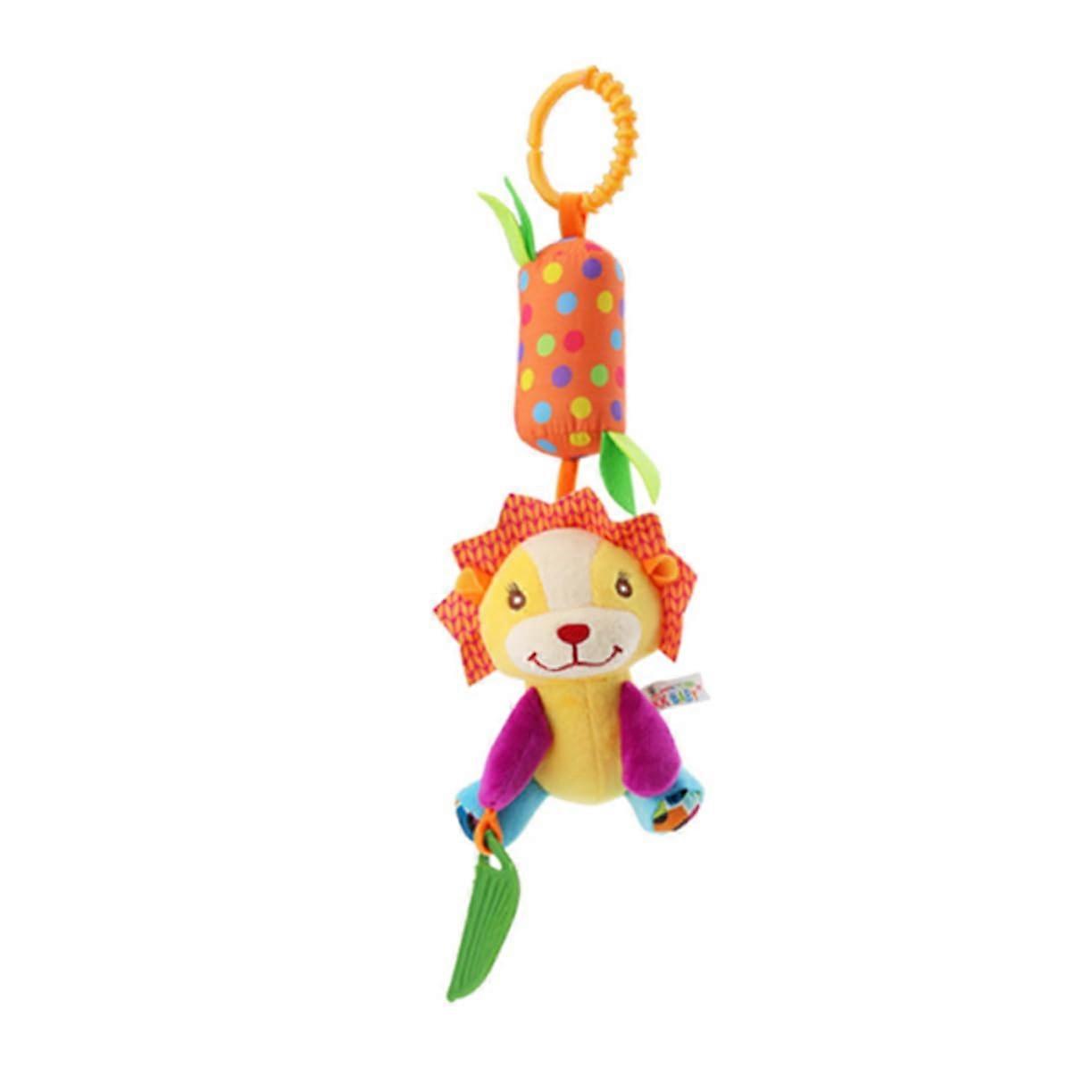 3piece detachable rattle toy with rotating crib mobile, animal designs dog owl