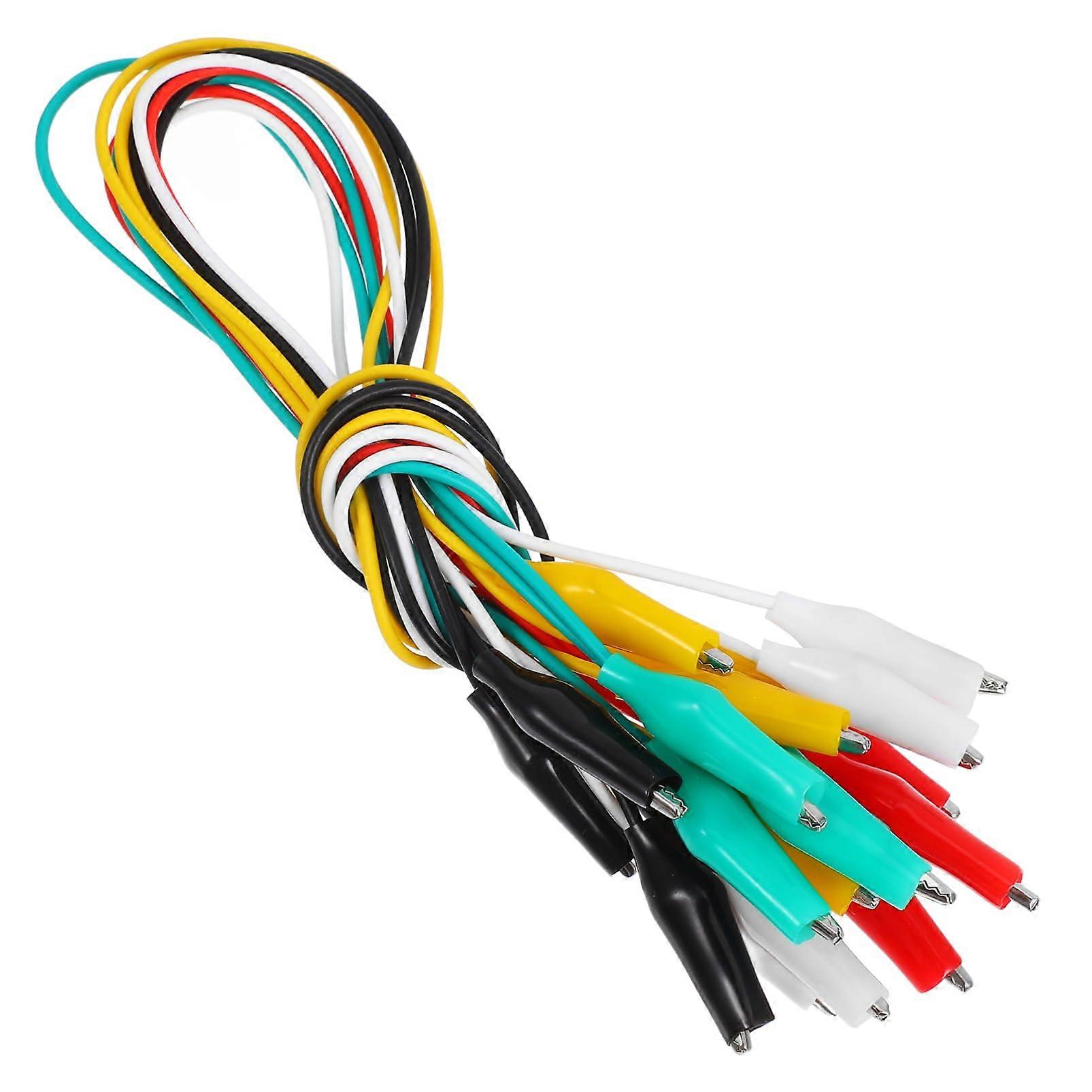 Test Leads with Crocodile Clip, Electrical Tester Set, Back Probe Kit, Pack of 10