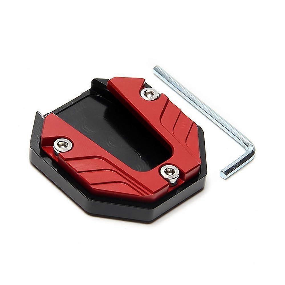 Lateral Motorcycle Scooter Bicycle Side Stand Extender Foot Extension Pad Support Plate AntiSlip Enlarged Base 6