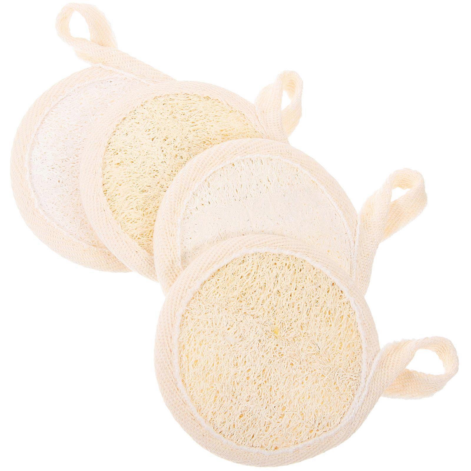 Face Exfoliating Loofah Facial Scrub Pads For Daily Use Multi Material 4Pcs