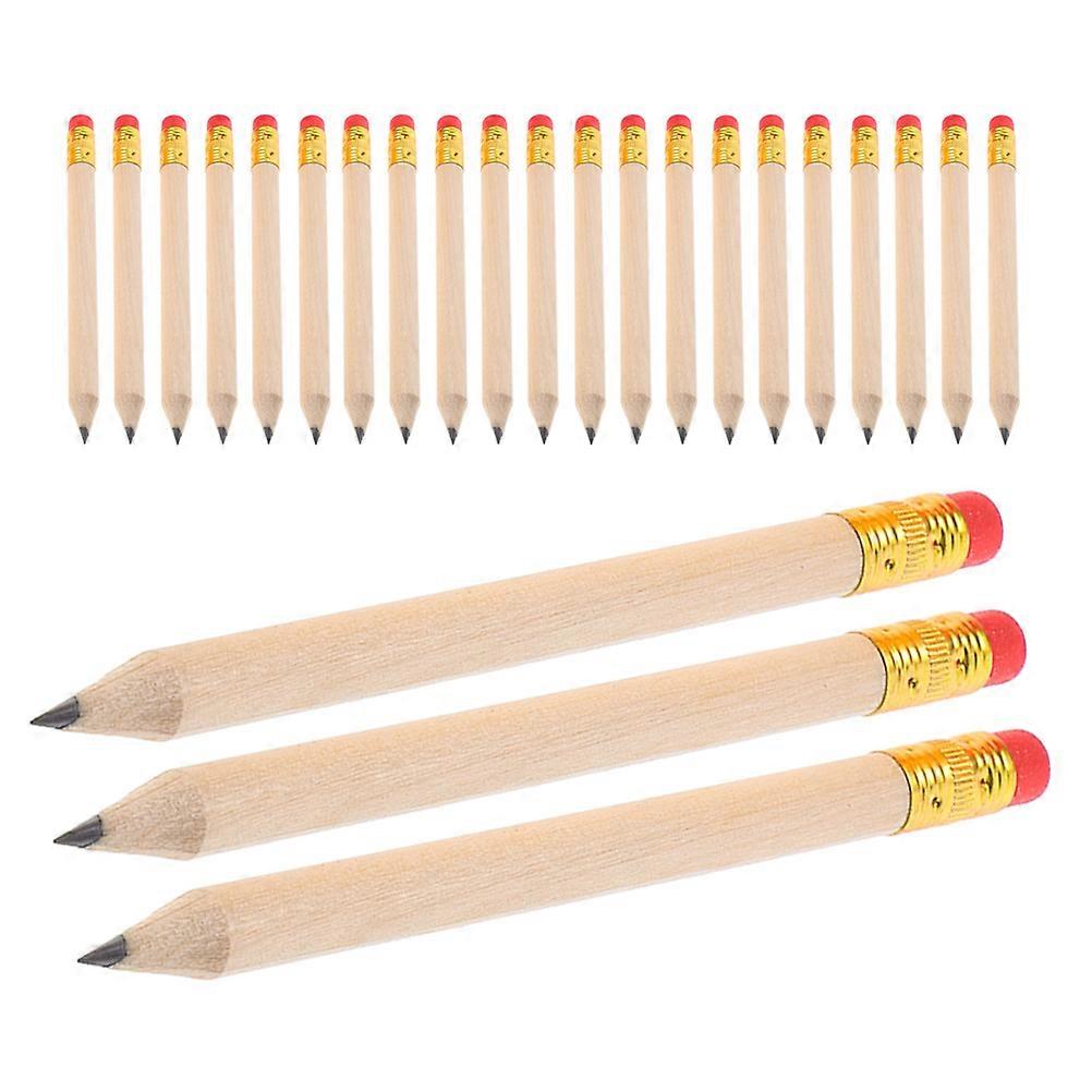 72pcs Golf Pencils with Erasers Small Wooden Pencils for Golf Scores Practical Short Pencils for Classroom and School Use