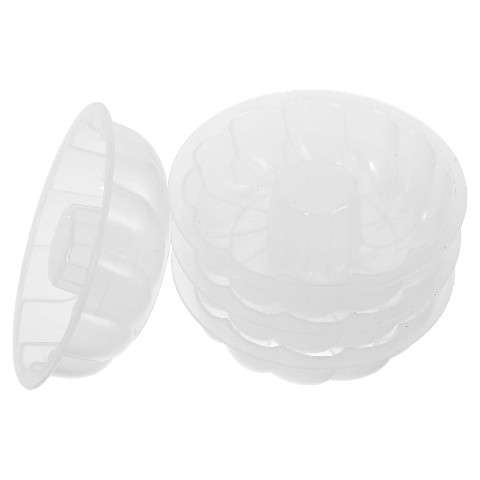 Pastry Mold Steamed Bun Maker Versatile Use Plastic Home Appliances 4Pcs Freezer Safe Easy To Clean