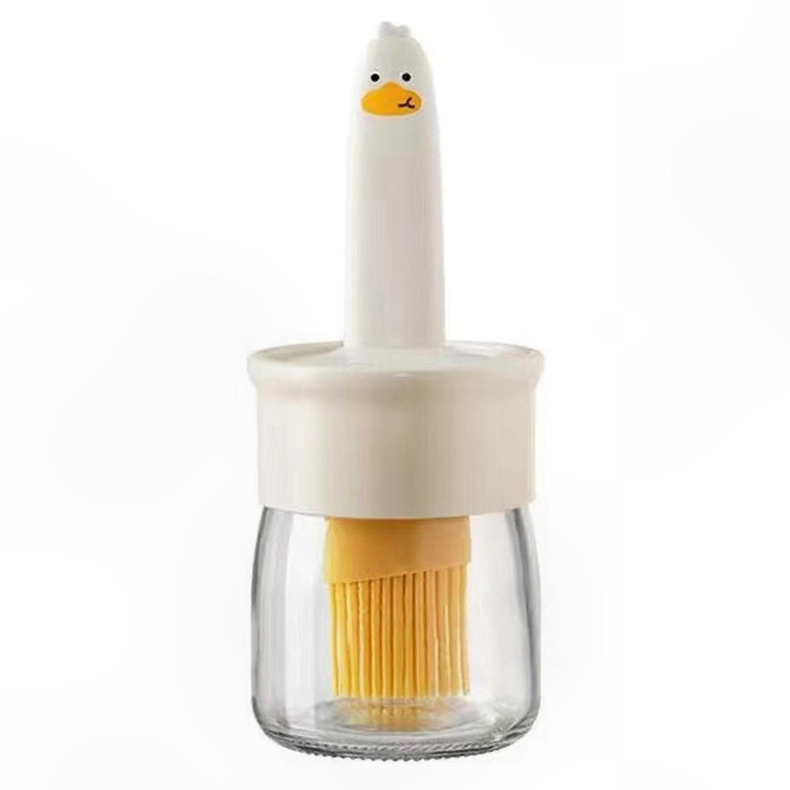 Silicone Oil Brush with Comfort Handle for Even Grease Application and High-Temperature Resistance in Food Grade Design for Barbecue Use