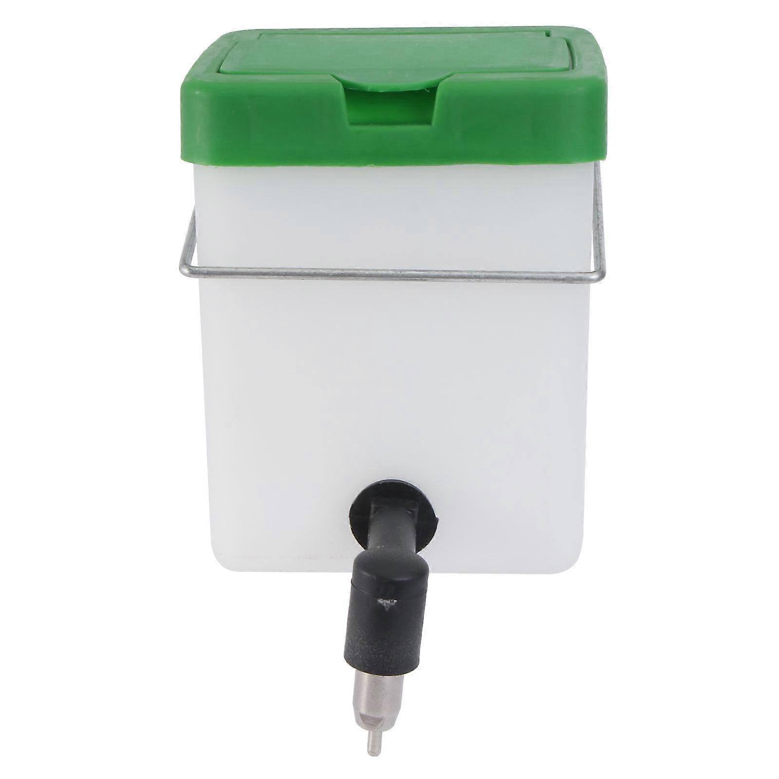 Automatic Rabbit Water Bowl for Cage Use   Smooth Surface, Easy Install, Detachable Design for Easy Cleaning, White (Random Color)