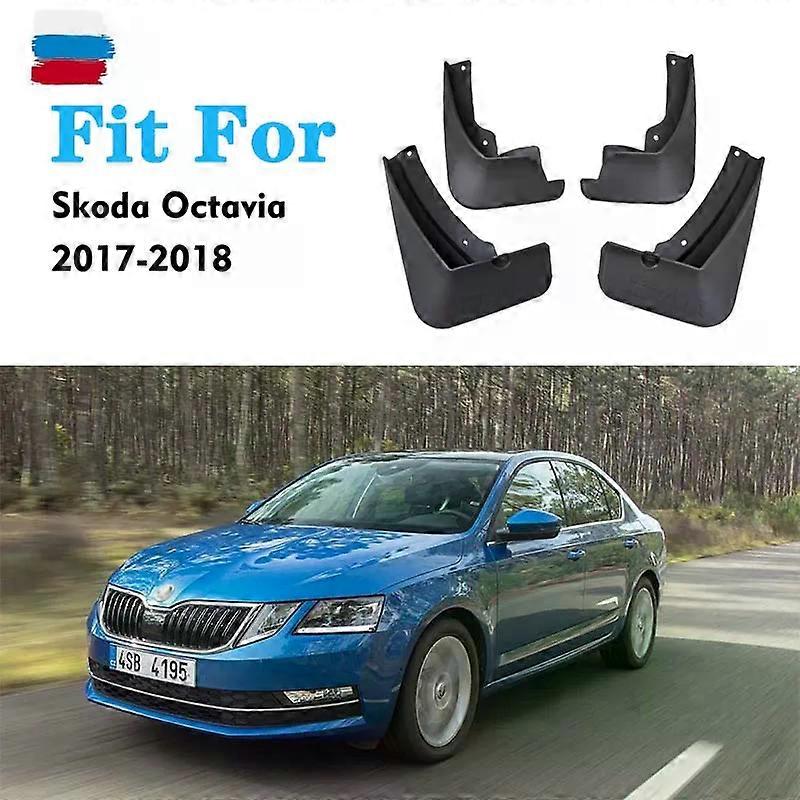 For FOR Skoda Octavia A5 A7 5E 2004-2020 Mudguard Fender Mud Flap Guards Splash Mudflaps Car Accessories Front Rear 4pcs