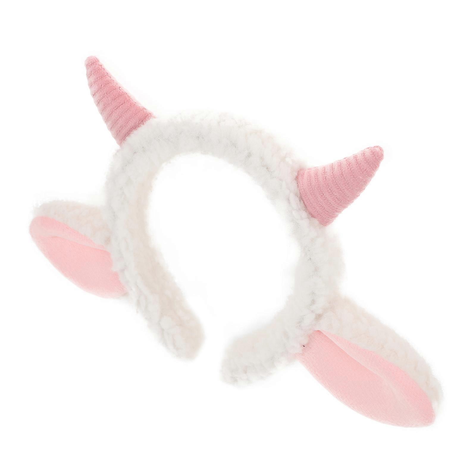 a refined and engaging product description for your **Cute Sheep Ears Headband**:
**Cute Sheep Ears Headband – Plush Animal Shaped Hair Accessory