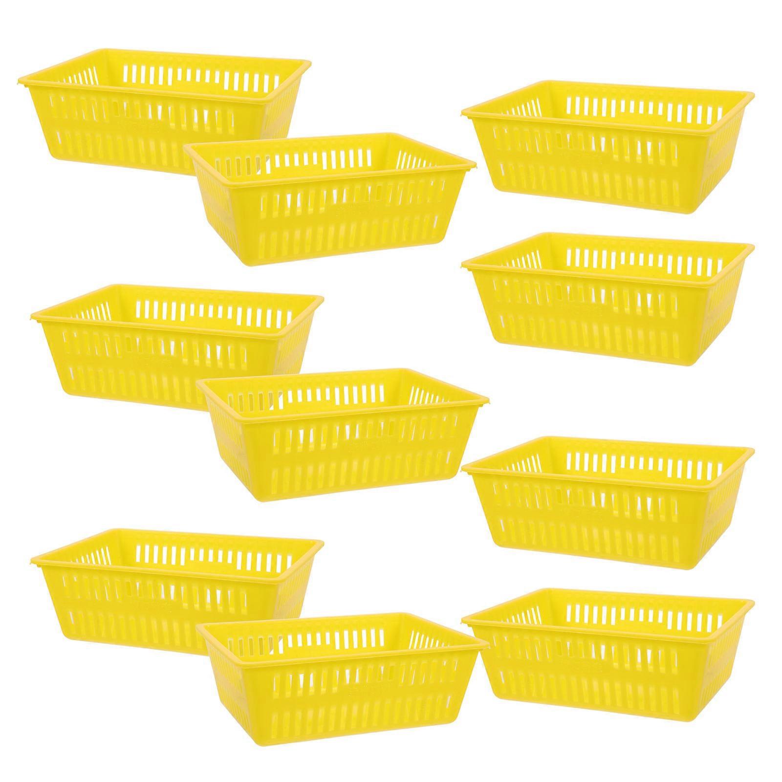 10 Pack Plastic Coin Storage Baskets – Multipurpose Coin Organizers for Home, Classroom & Game Machines – Efficient Sorting & Storage