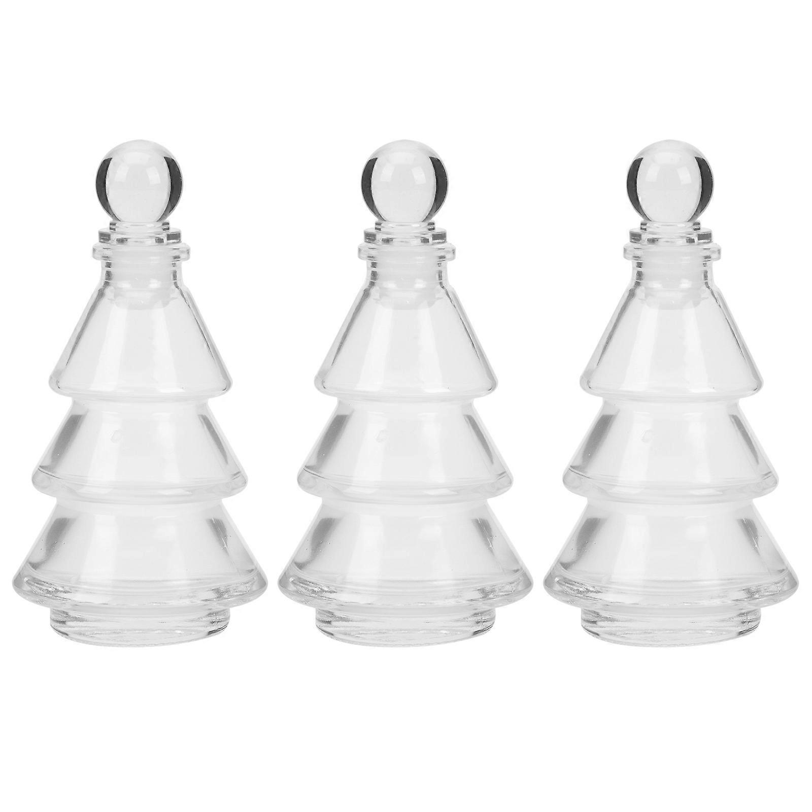 Essential Oil Diffuser Bottles For Family Use And Party 13x7.5cm Rounded Corners Simple Design 3Pcs