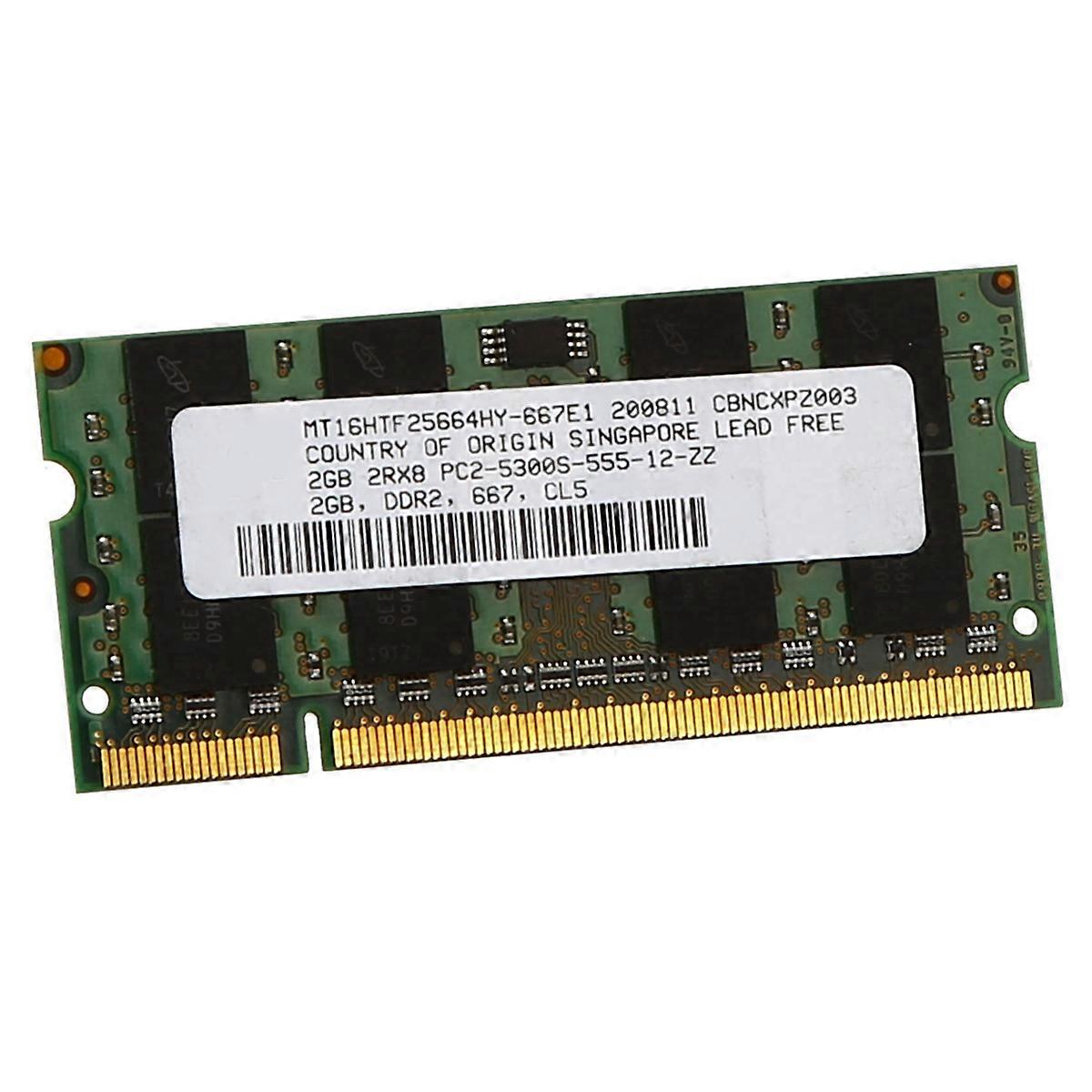 6X 2GB DDR2 RAM Memory 667Mhz PC2 5300 Laptop Ram Memoria 1.8V 200PIN SODIMM for AMD