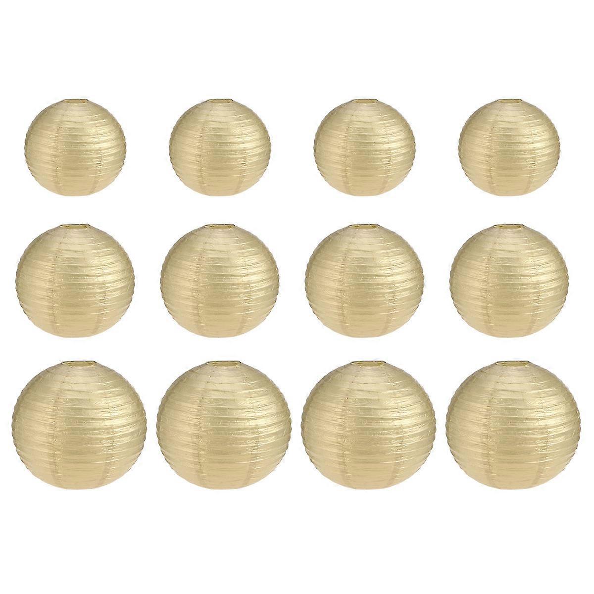 Reusable Round Lanterns for Festival Decor, Lightweight and Easy to Hang