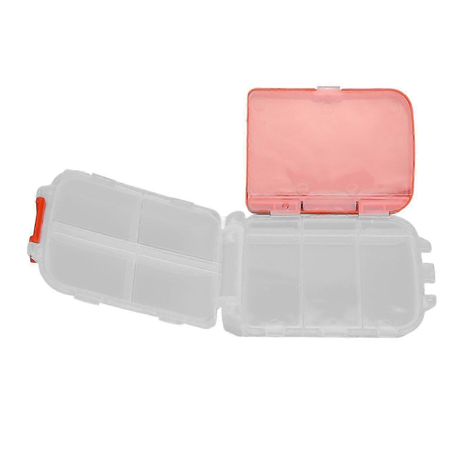 Portable Foldable Weekly Pill Organizer - Compact Pill Case
