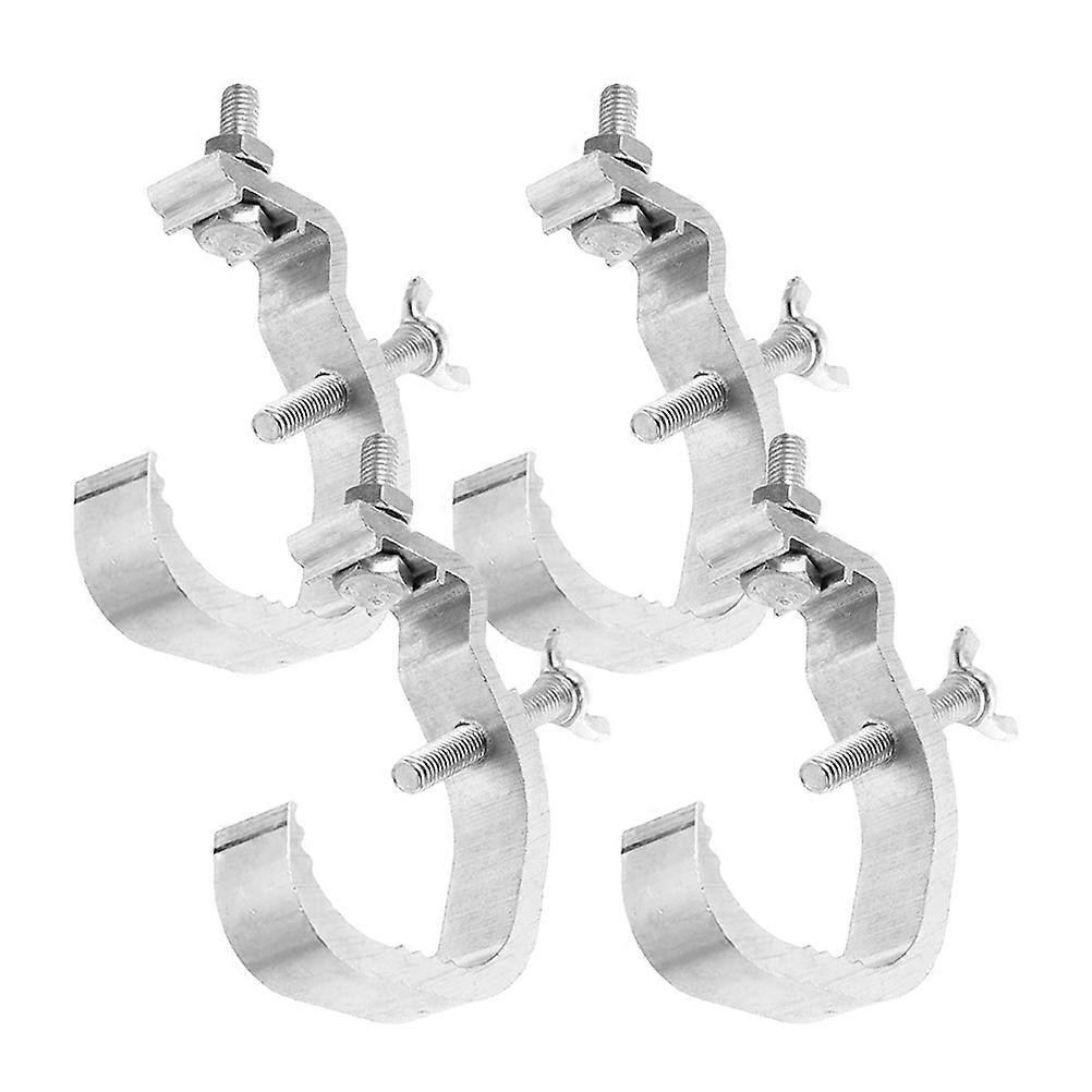 4pcs Heavy Duty Light Clamps for Stage Lighting – Secure Lamp Clips for Spotlights & Truss Systems, Fits Tubes