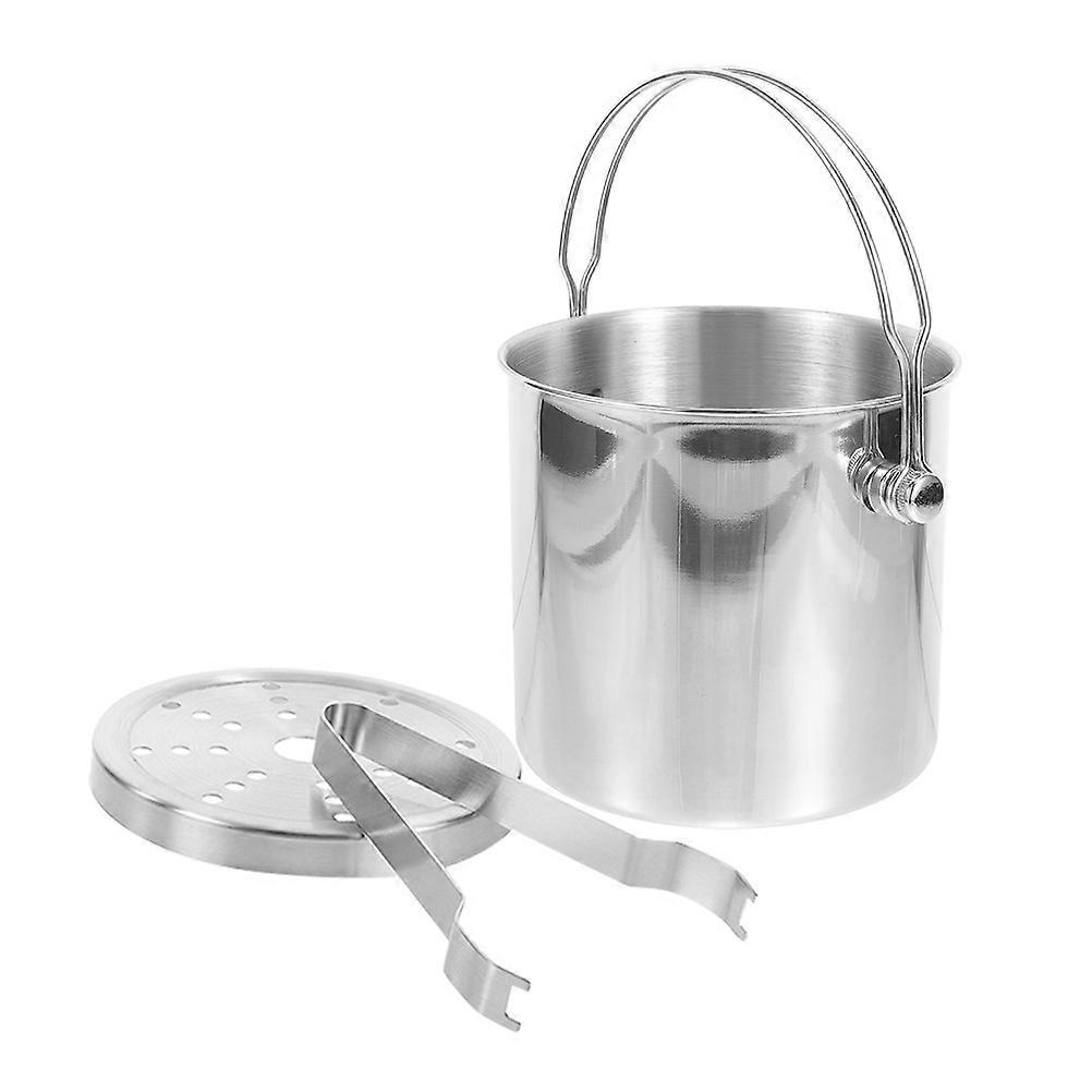 Portable Ice Cube Bucket Perfect For Daily Use Designed With A Double Handle For Easy Handling While Cooling Your Drinks 1 Set