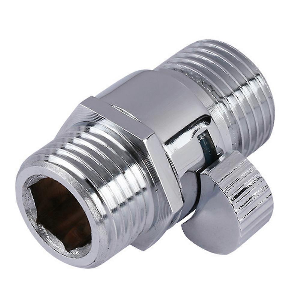 Brass Shower Valves with Silver Lever Handle for Easy Flow Control Compatible with Standard Shower Heads