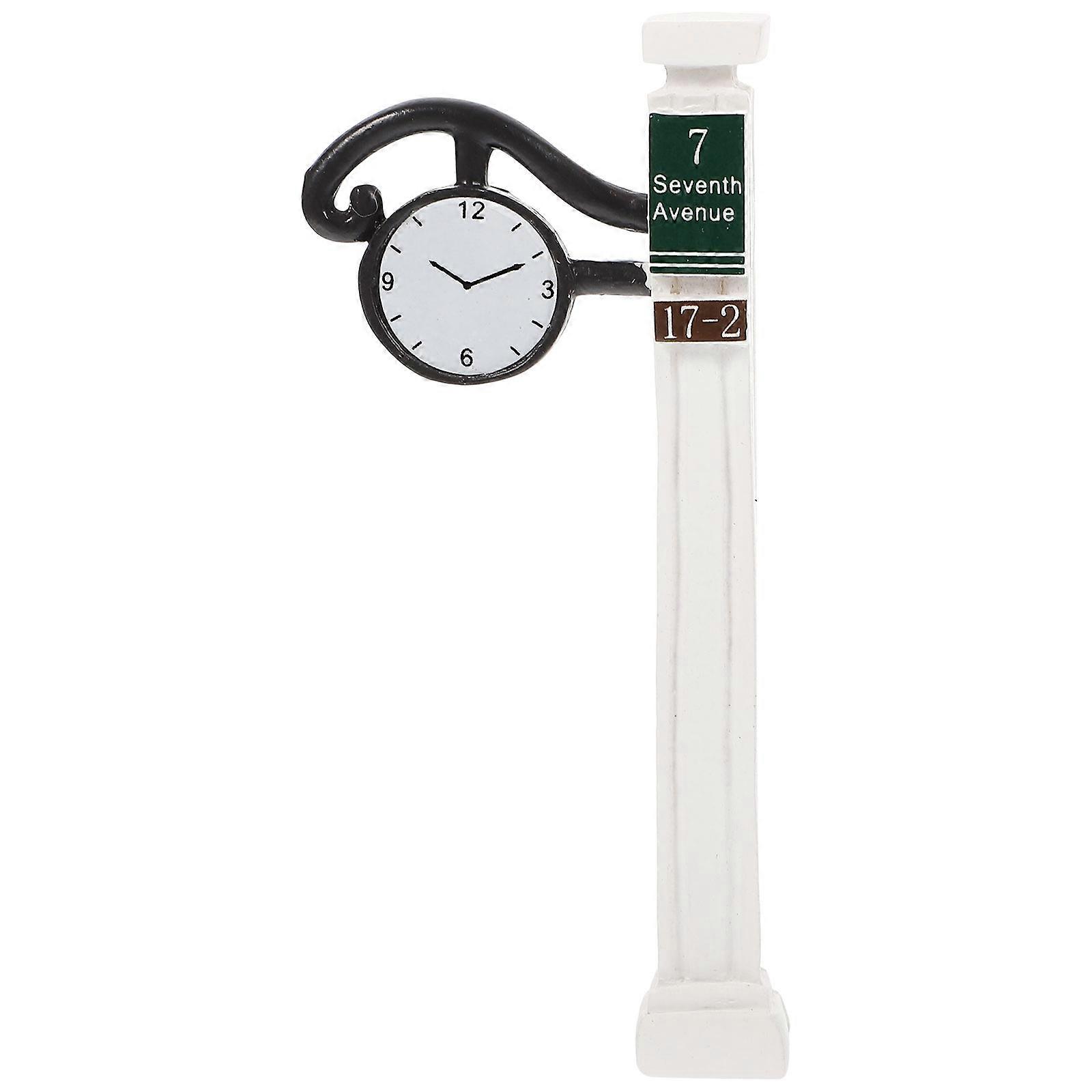 Mini Accessories Mini Sign Post Resin Artware Scene Layout For Plant Insert Multi-Colored 1Set